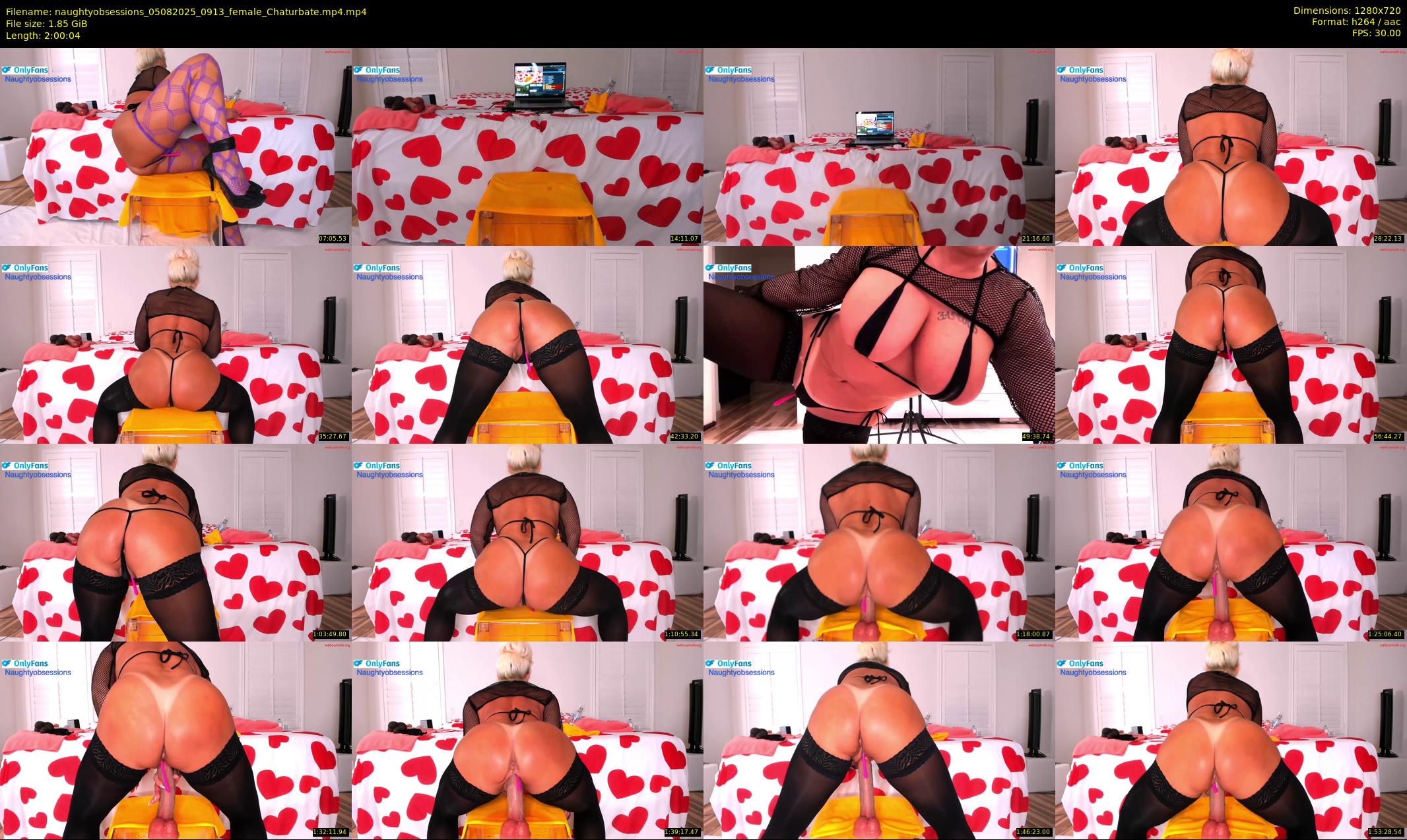 naughtyobsessions — 121 minute Chaturbate female cam show recording, 720p, Aug 5, 2025