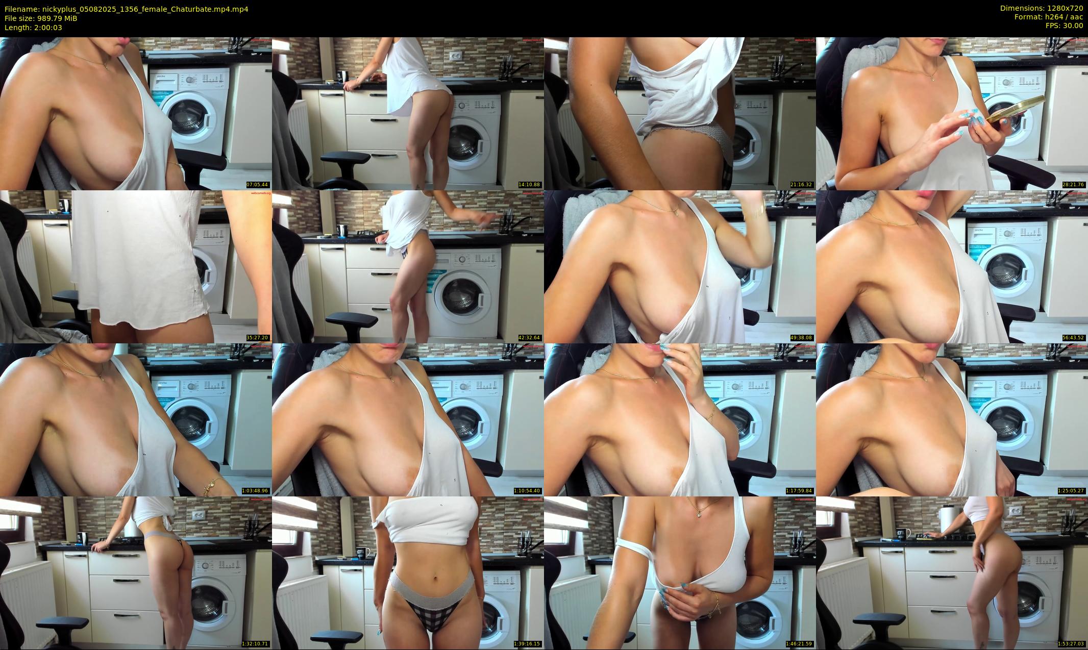 nickyplus — 121 minute Chaturbate couple cam show recording, 720p, Aug 5, 2025