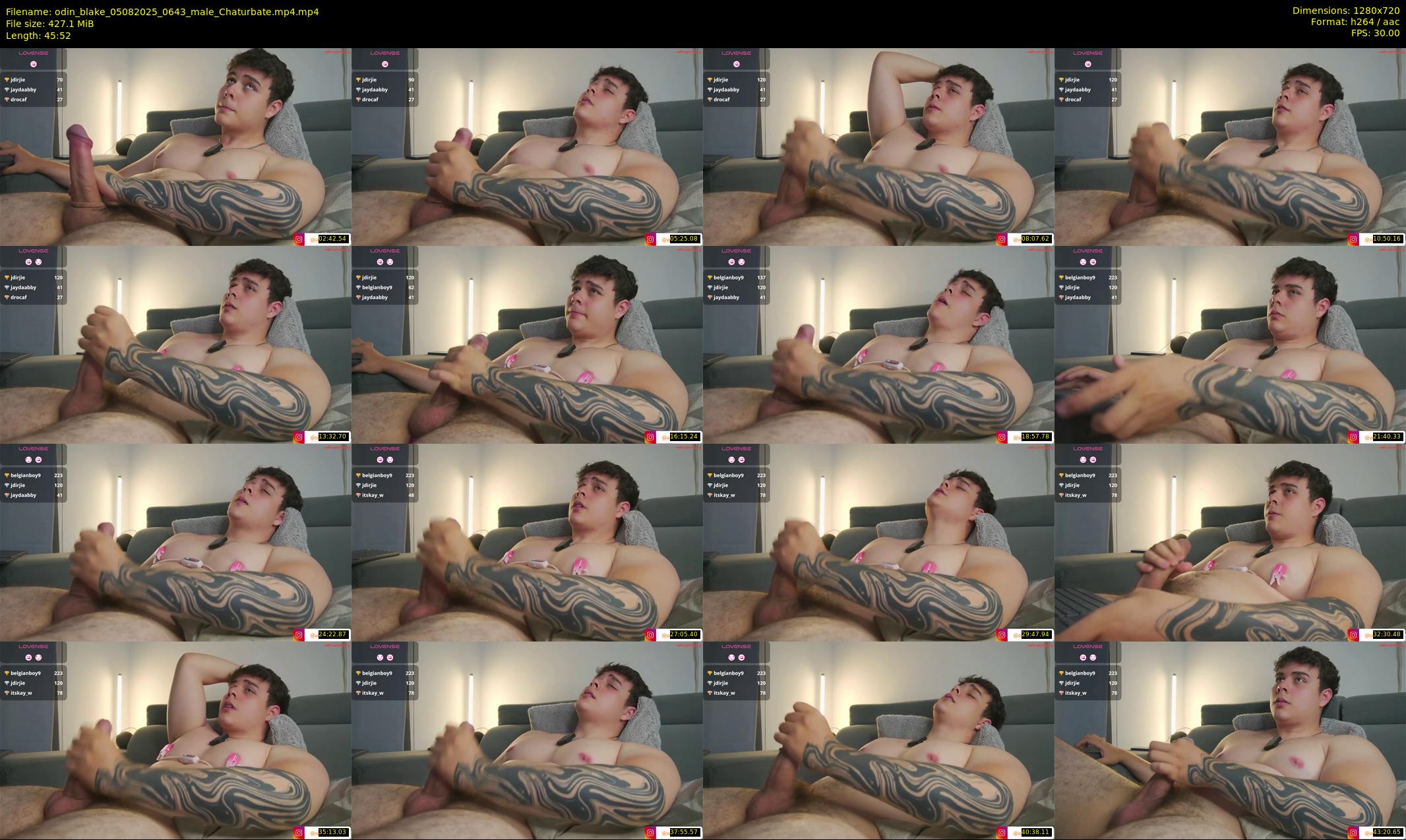 odin_blake — 46 minute Chaturbate male cam show recording, 720p, Aug 5, 2025