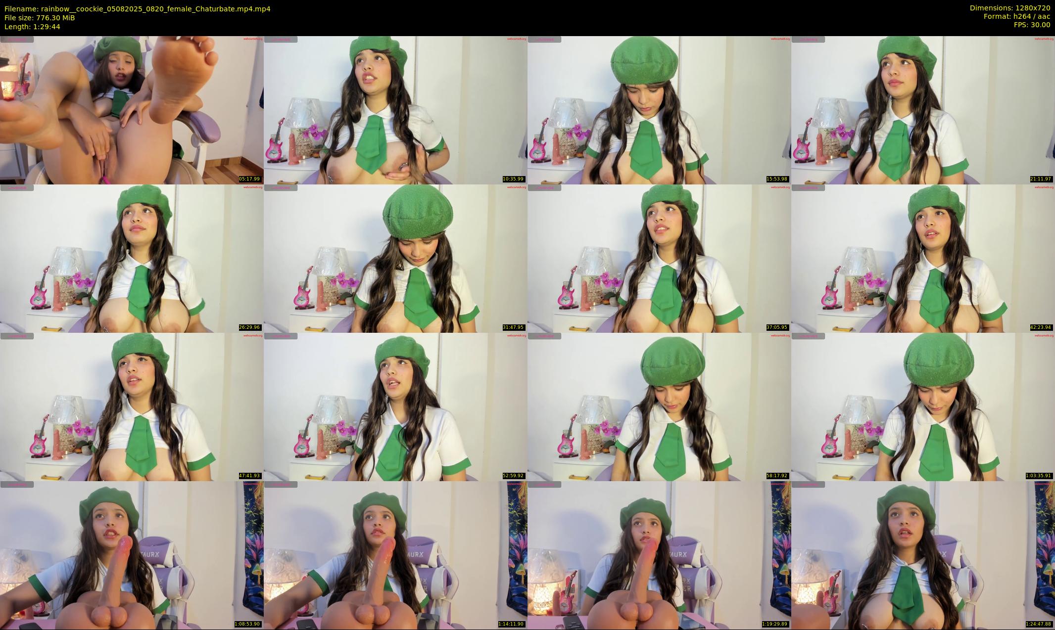 rainbow__coockie — 90 minute Chaturbate female cam show recording, 720p, Aug 5, 2025