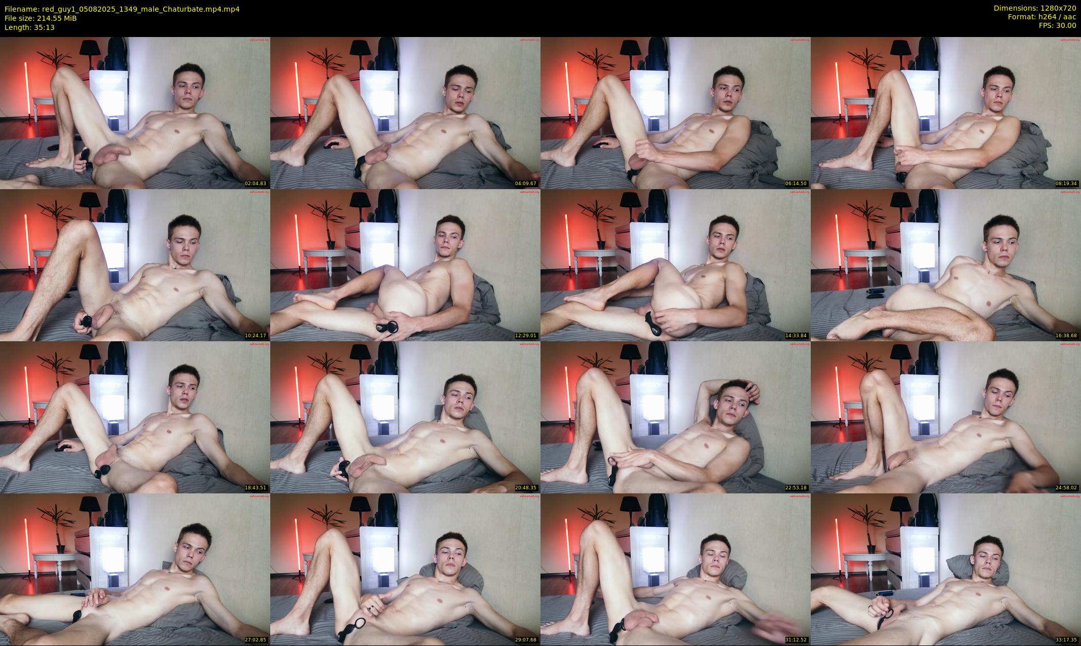 red_guy1 — 36 minute Chaturbate male cam show recording, 720p, Aug 5, 2025