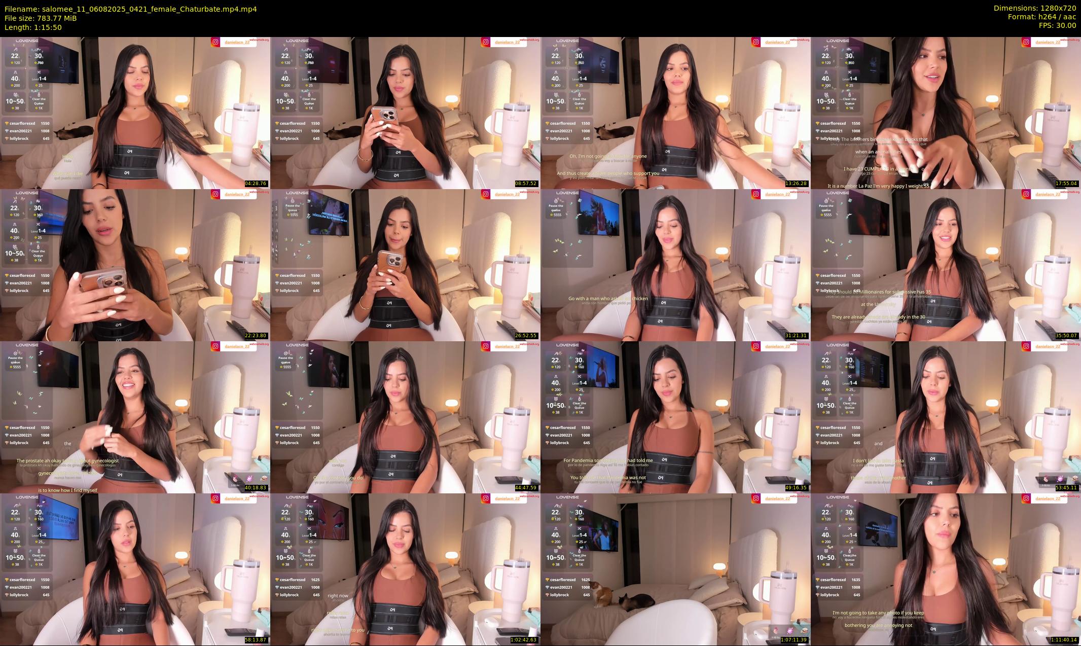 salomee_11 — 76 minute Chaturbate female cam show recording, 720p, Aug 6, 2025