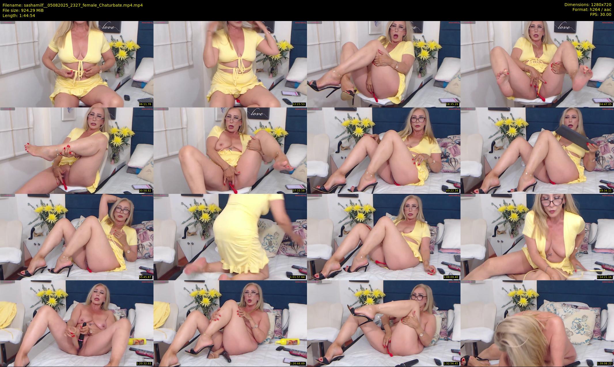 sashamilf_ — 105 minute Chaturbate female cam show recording, 720p, Aug 5, 2025
