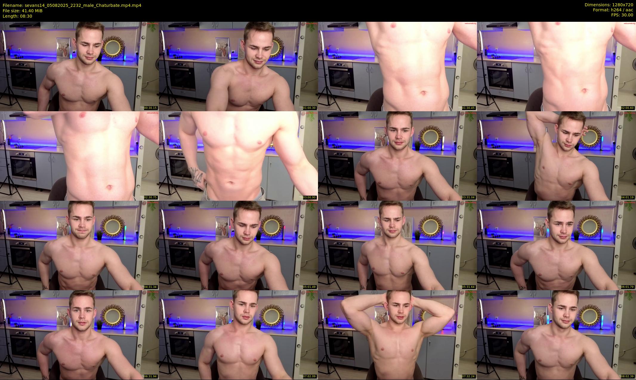 sevans14 — 9 minute Chaturbate male cam show recording, 720p, Aug 5, 2025