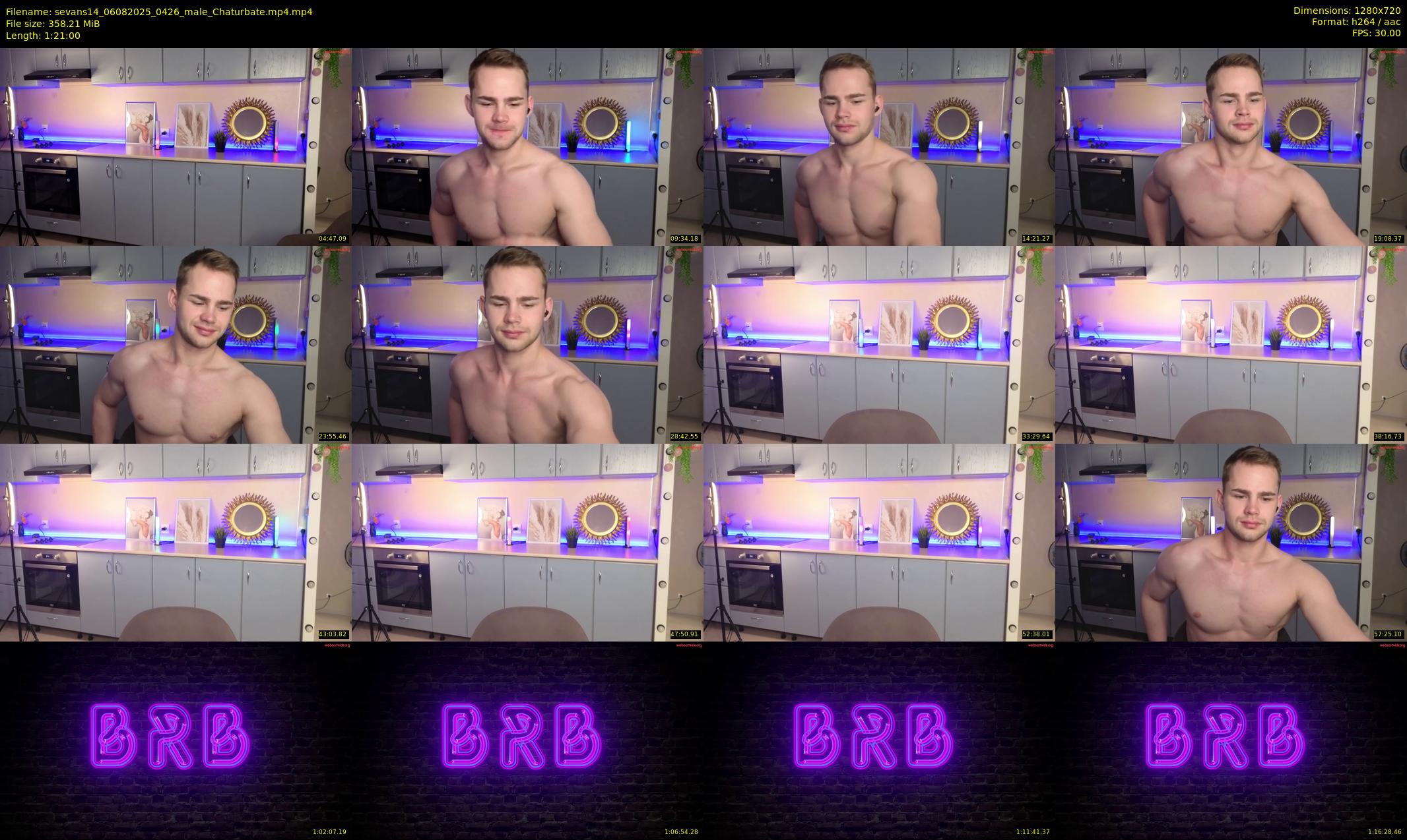 sevans14 — 81 minute Chaturbate male cam show recording, 720p, Aug 6, 2025