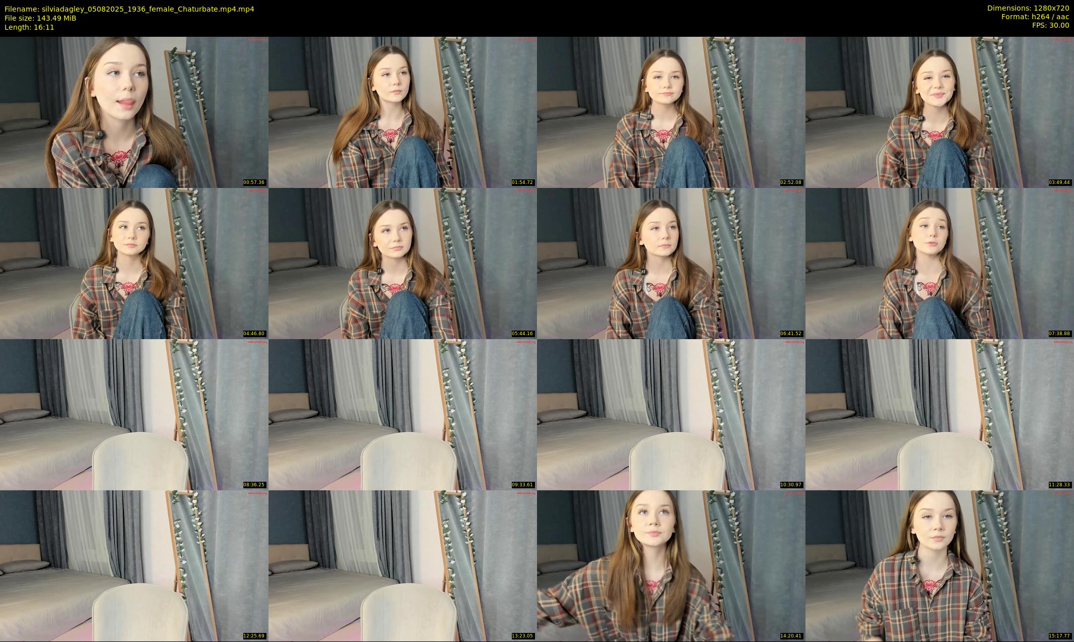 silviadagley — 17 minute Chaturbate female cam show recording, 720p, Aug 5, 2025