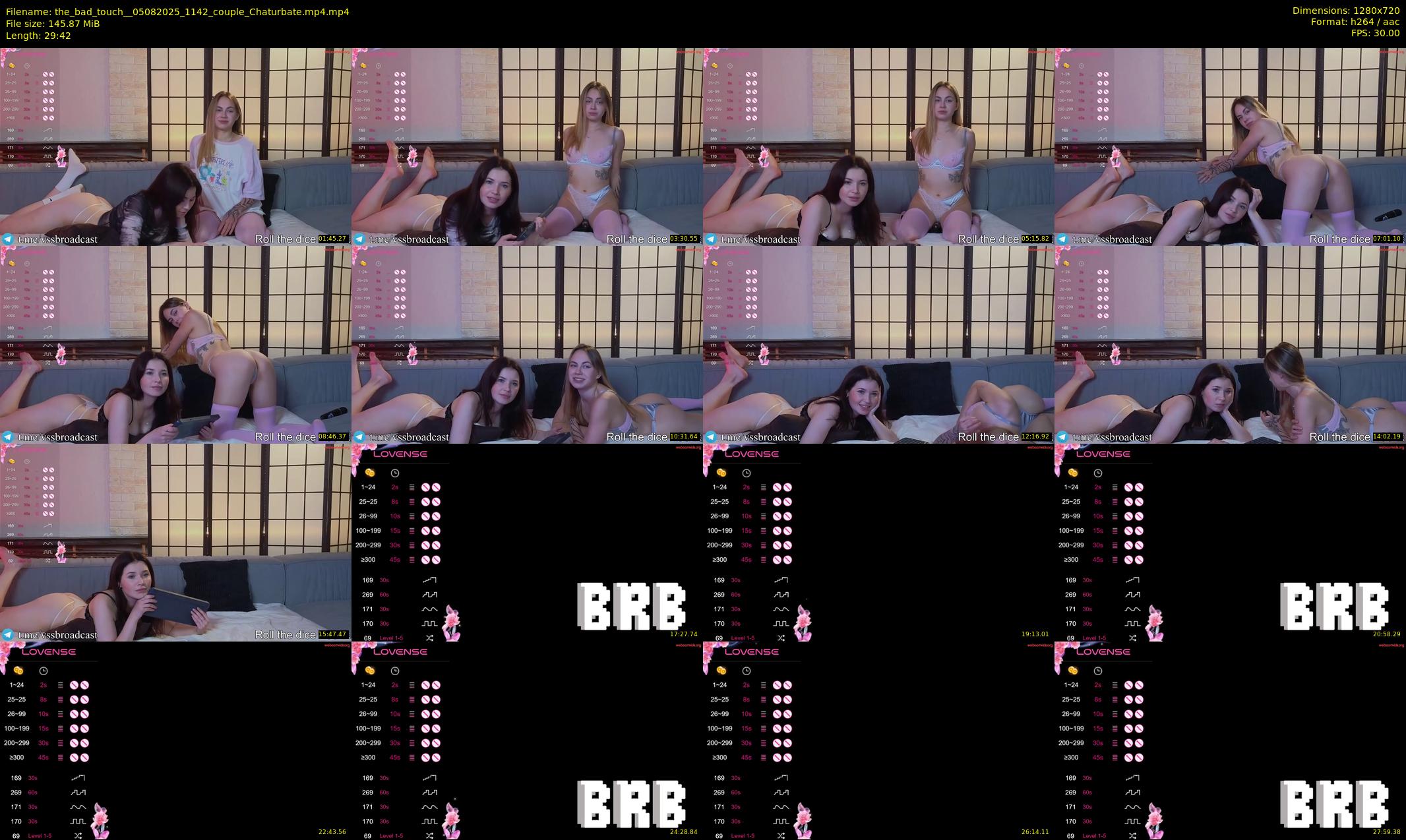 the_bad_touch_ — 30 minute Chaturbate couple cam show recording, 720p, Aug 5, 2025