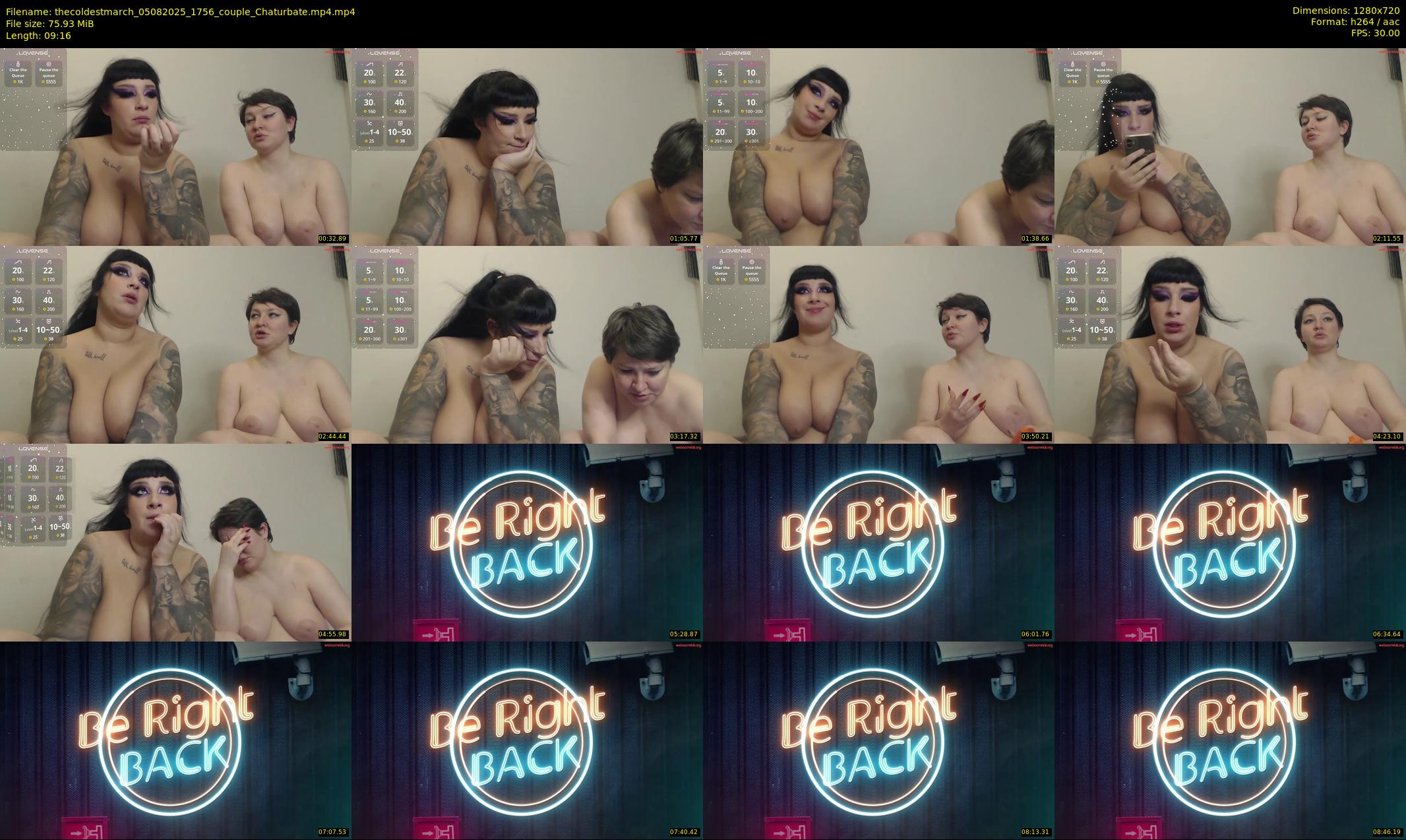 thecoldestmarch — 10 minute Chaturbate female cam show recording, 720p, Aug 5, 2025