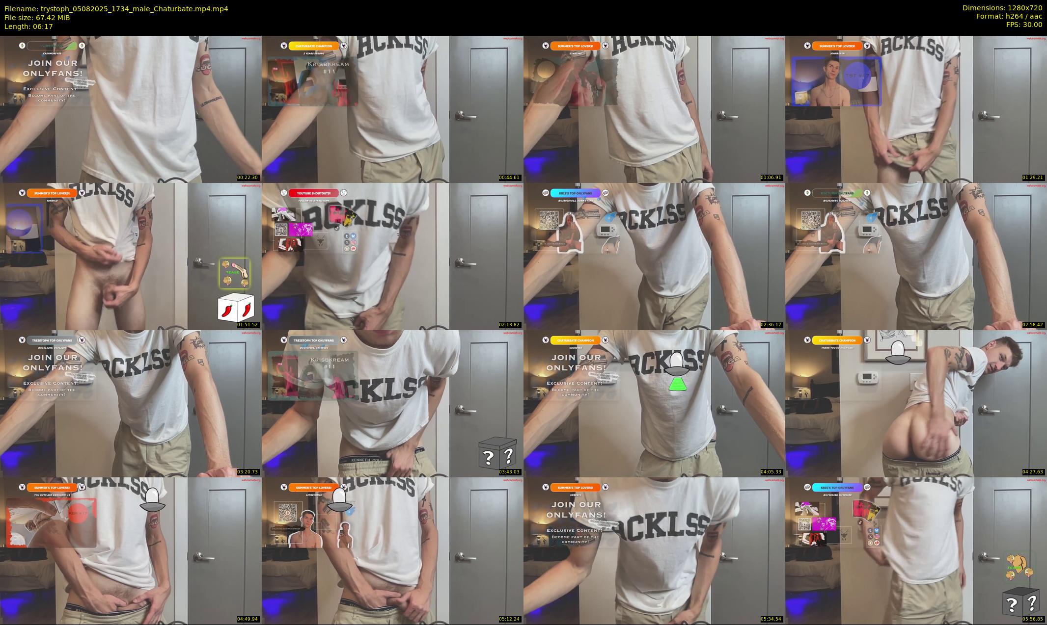 trystoph — 7 minute Chaturbate male cam show recording, 720p, Aug 5, 2025