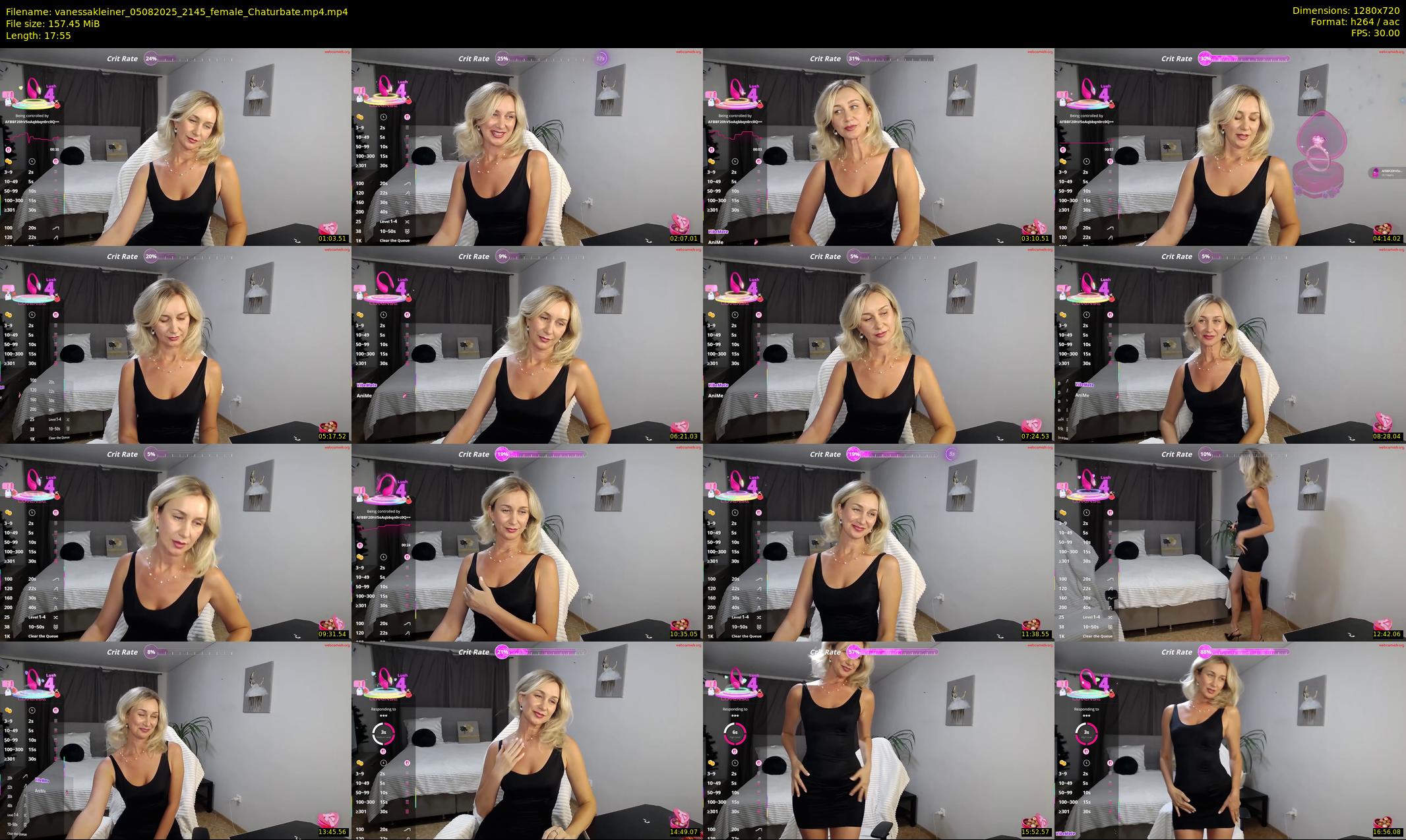 vanessakleiner — 18 minute Chaturbate female cam show recording, 720p, Aug 5, 2025