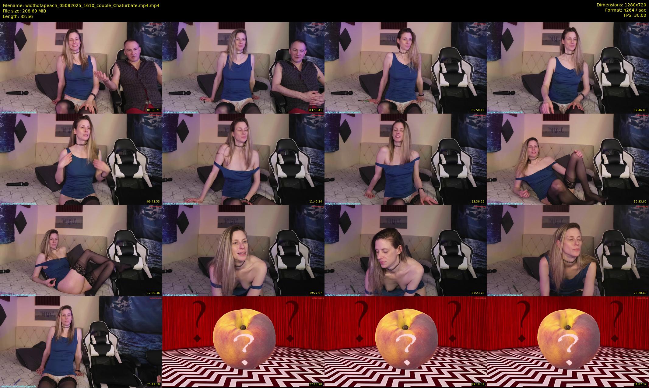widthofapeach — 33 minute Chaturbate couple cam show recording, 720p, Aug 5, 2025