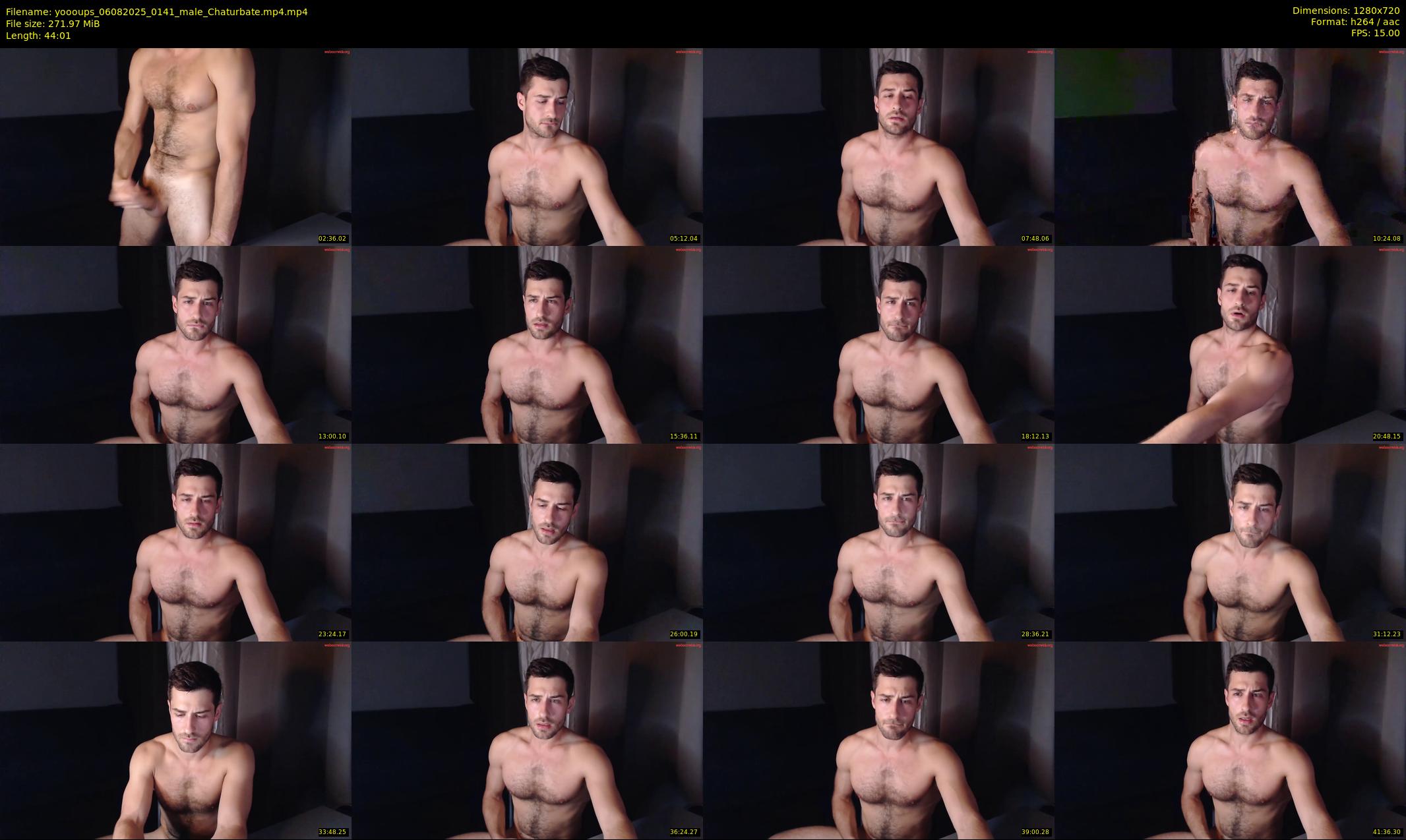 yoooups — 45 minute Chaturbate male cam show recording, 720p, Aug 6, 2025