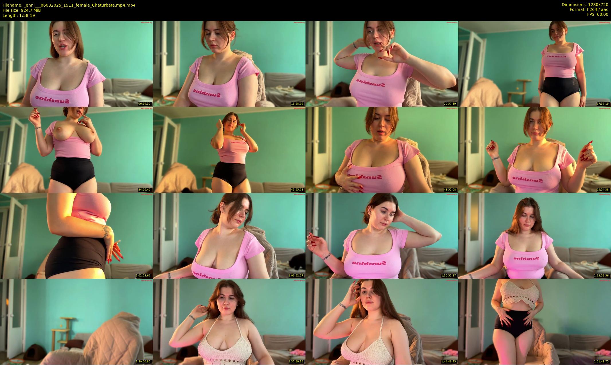 _enni__ — 119 minute Chaturbate female cam show recording, 720p, Aug 6, 2025