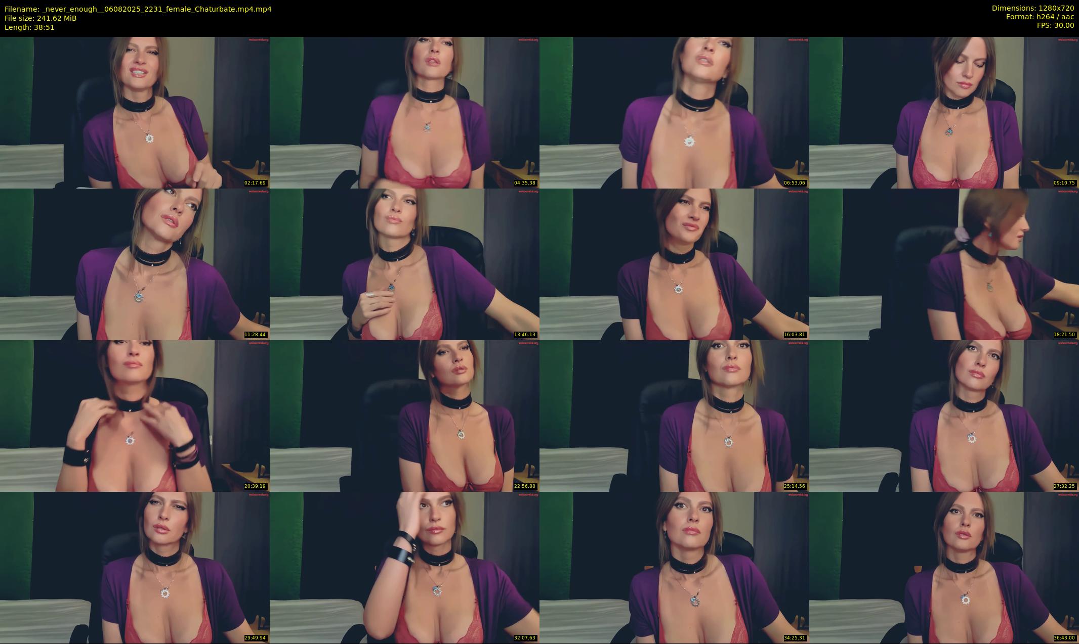 _never_enough_ — 39 minute Chaturbate female cam show recording, 720p, Aug 6, 2025