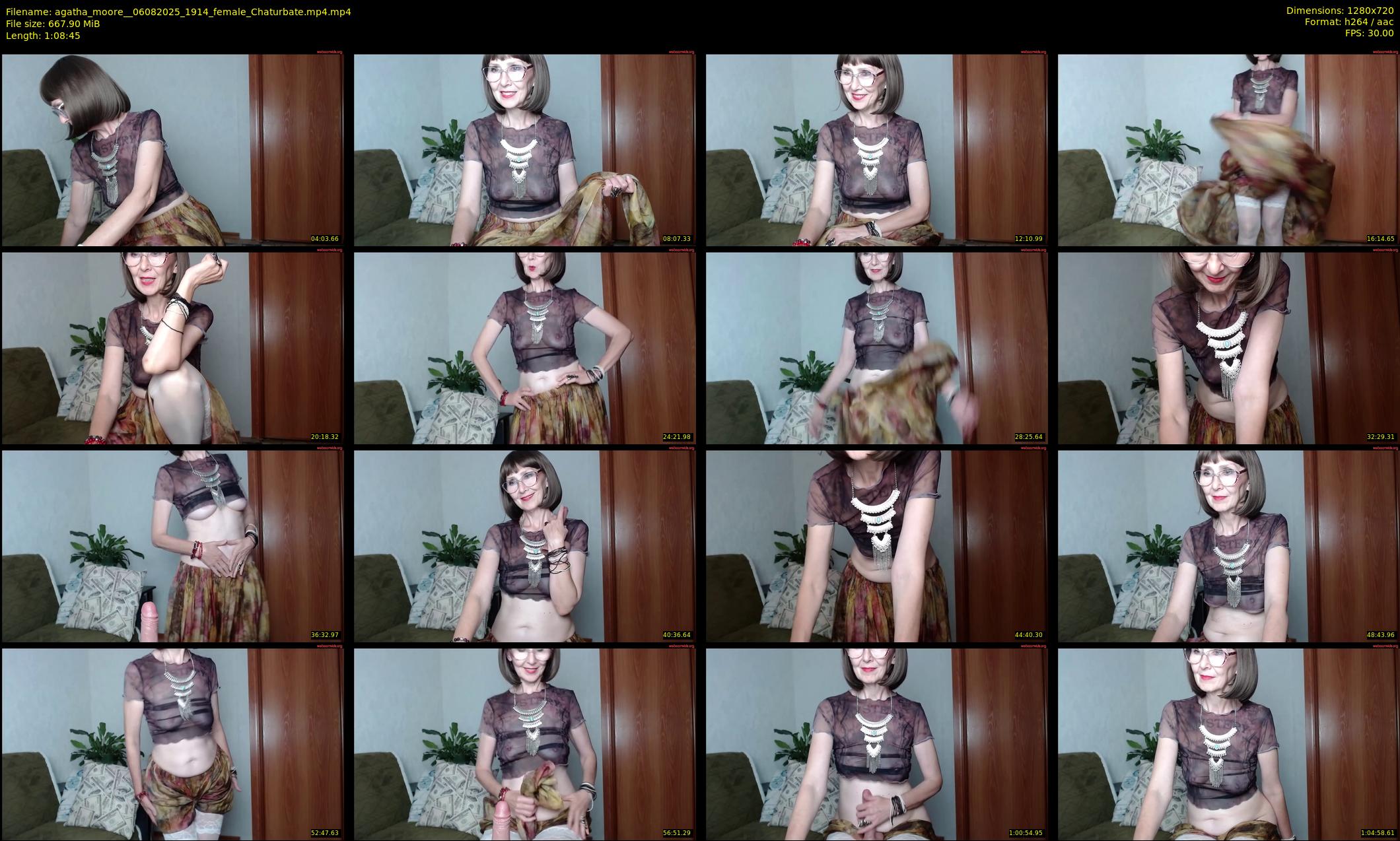 agatha_moore_ — 69 minute Chaturbate female cam show recording, 720p, Aug 6, 2025