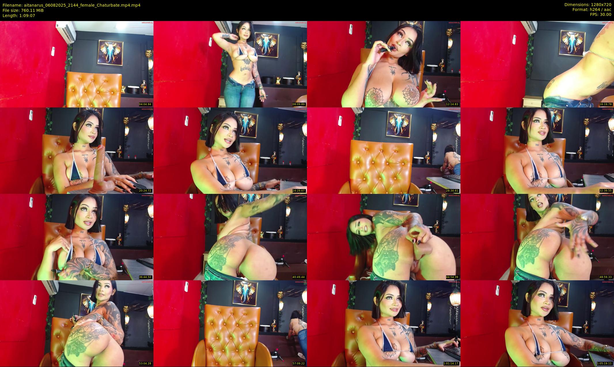 aitanarus — 70 minute Chaturbate female cam show recording, 720p, Aug 6, 2025