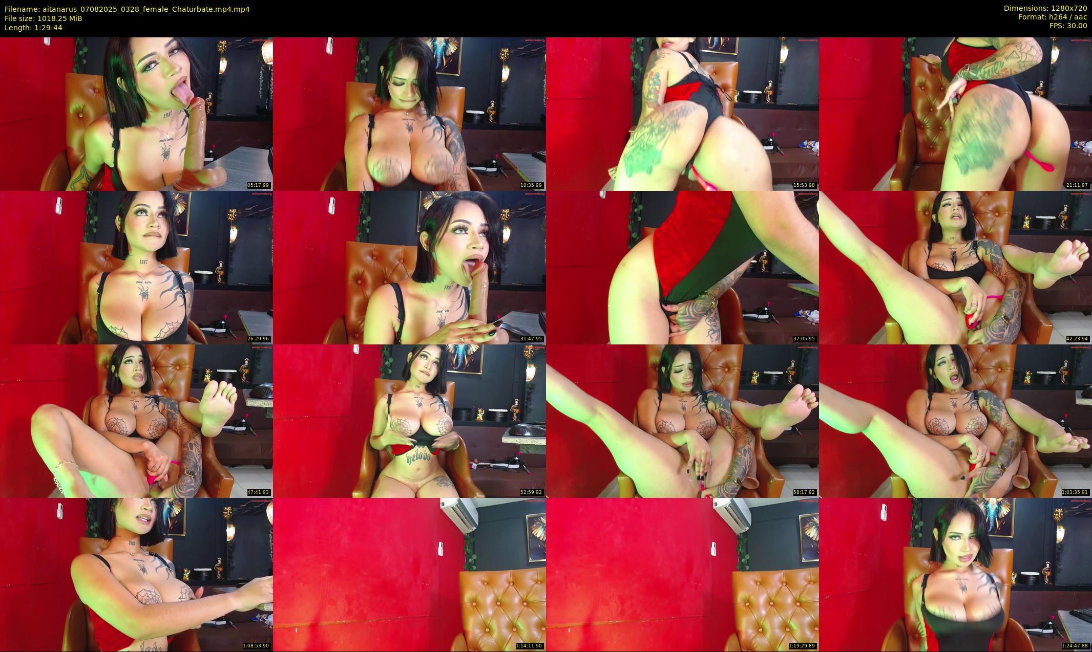 aitanarus — 90 minute Chaturbate female cam show recording, 720p, Aug 7, 2025
