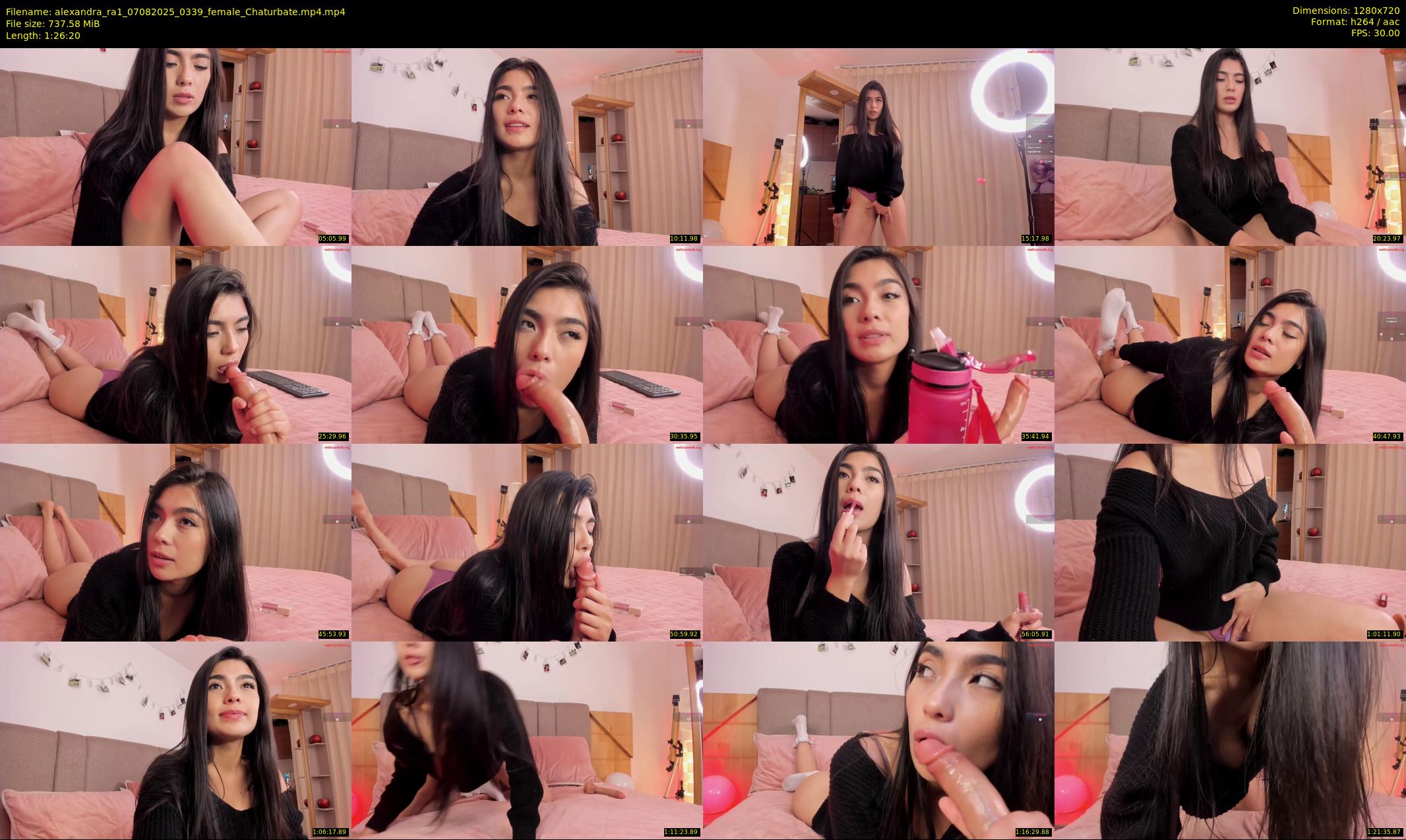 alexandra_ra1 — 87 minute Chaturbate female cam show recording, 720p, Aug 7, 2025