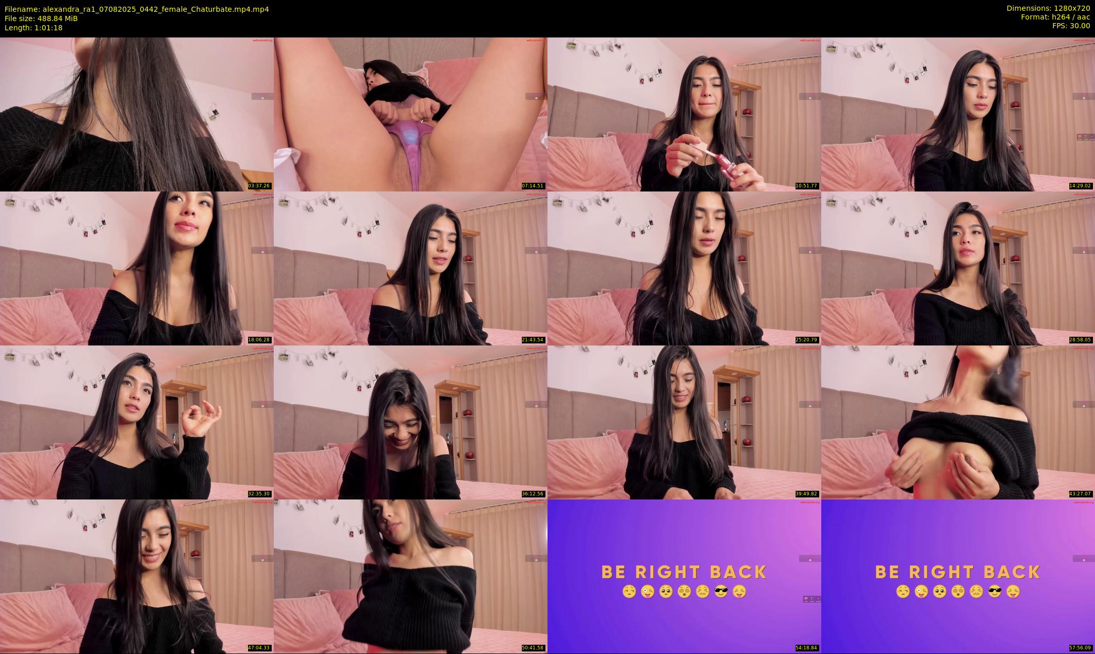 alexandra_ra1 — 62 minute Chaturbate female cam show recording, 720p, Aug 7, 2025