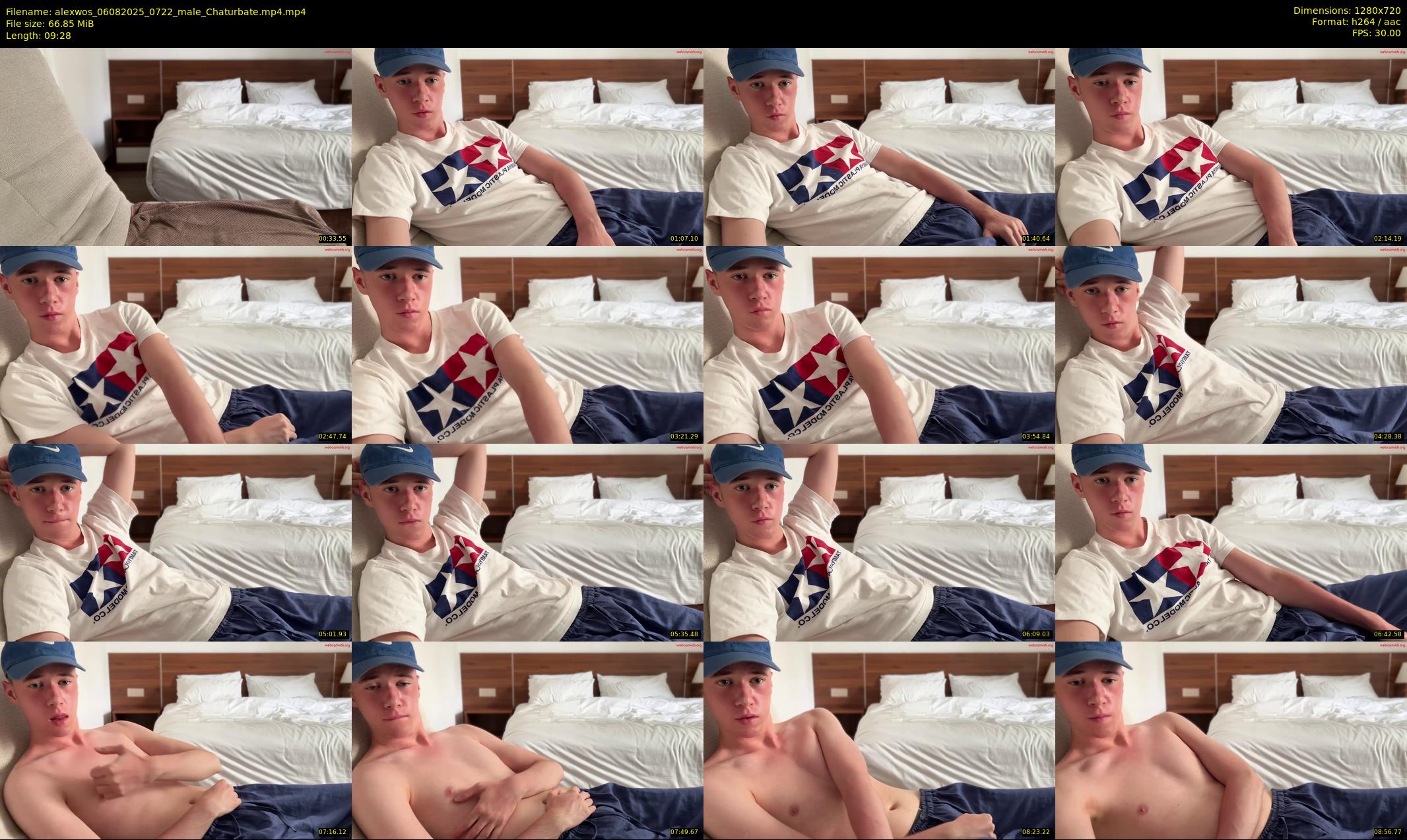 alexwos — 10 minute Chaturbate male cam show recording, 720p, Aug 6, 2025