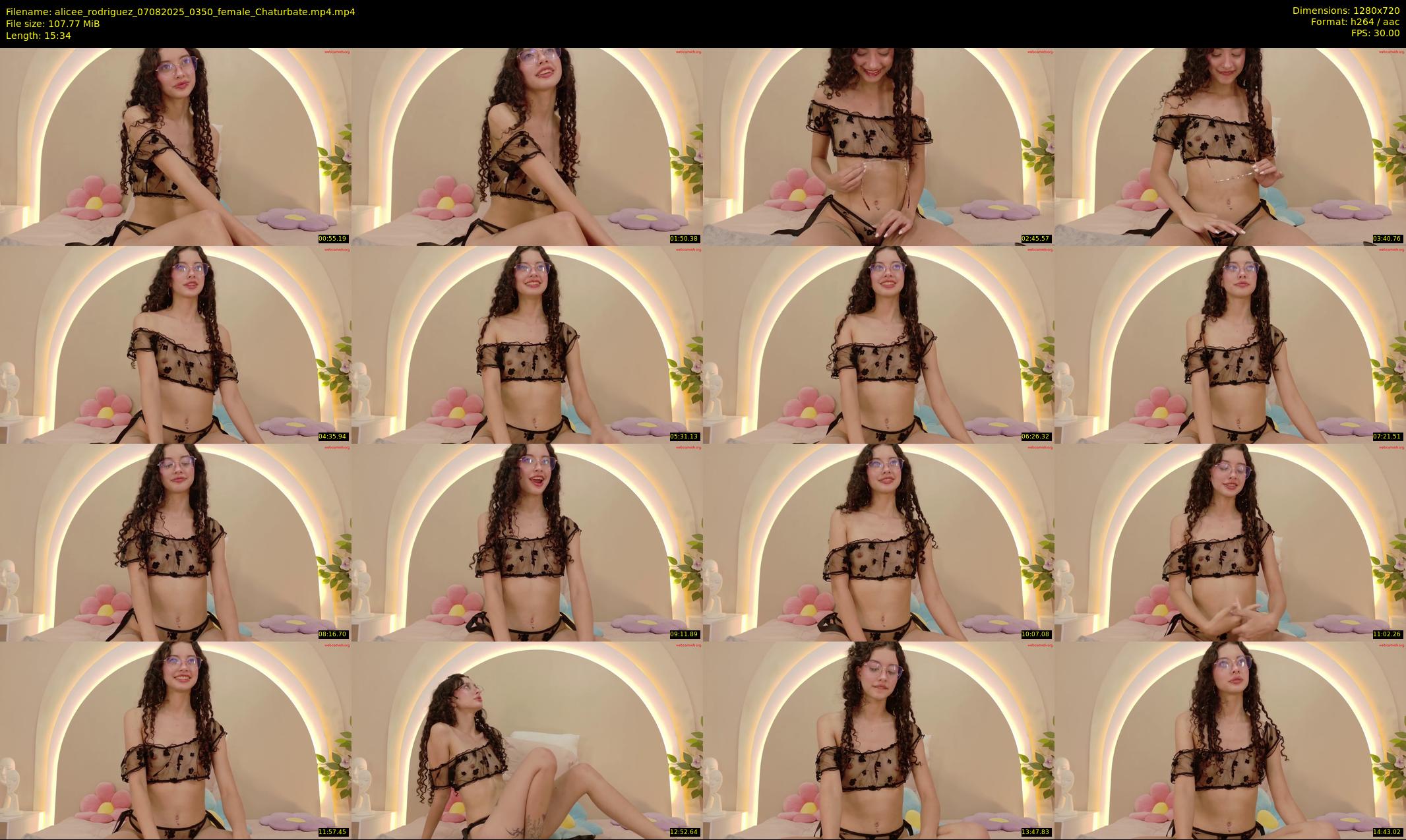 alicee_rodriguez — 16 minute Chaturbate female cam show recording, 720p, Aug 7, 2025