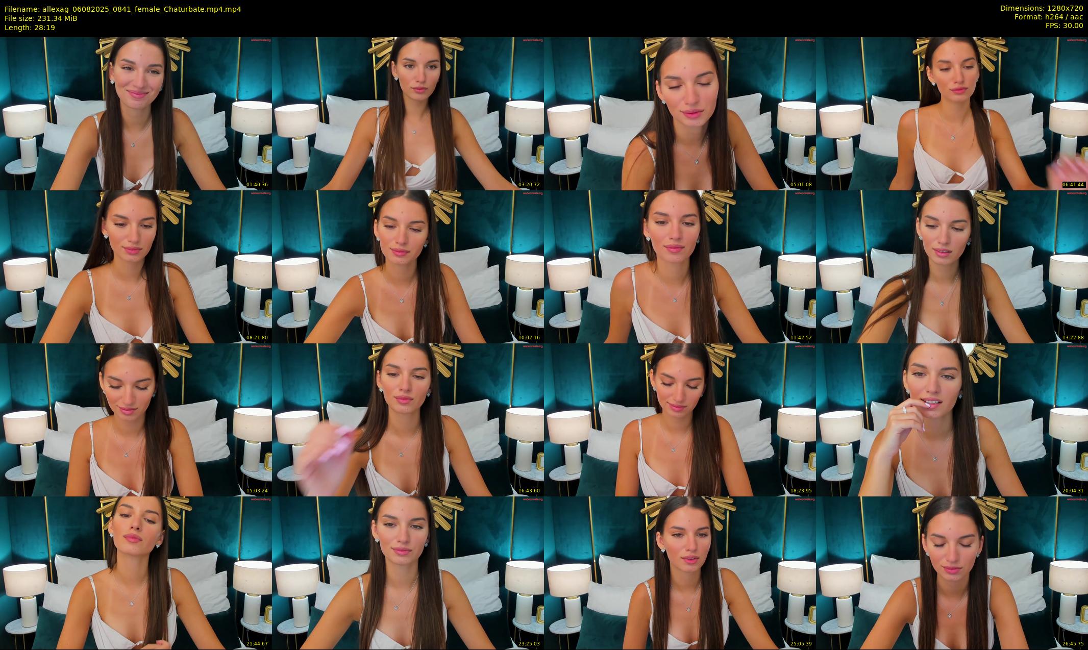 allexag — 29 minute Chaturbate female cam show recording, 720p, Aug 6, 2025