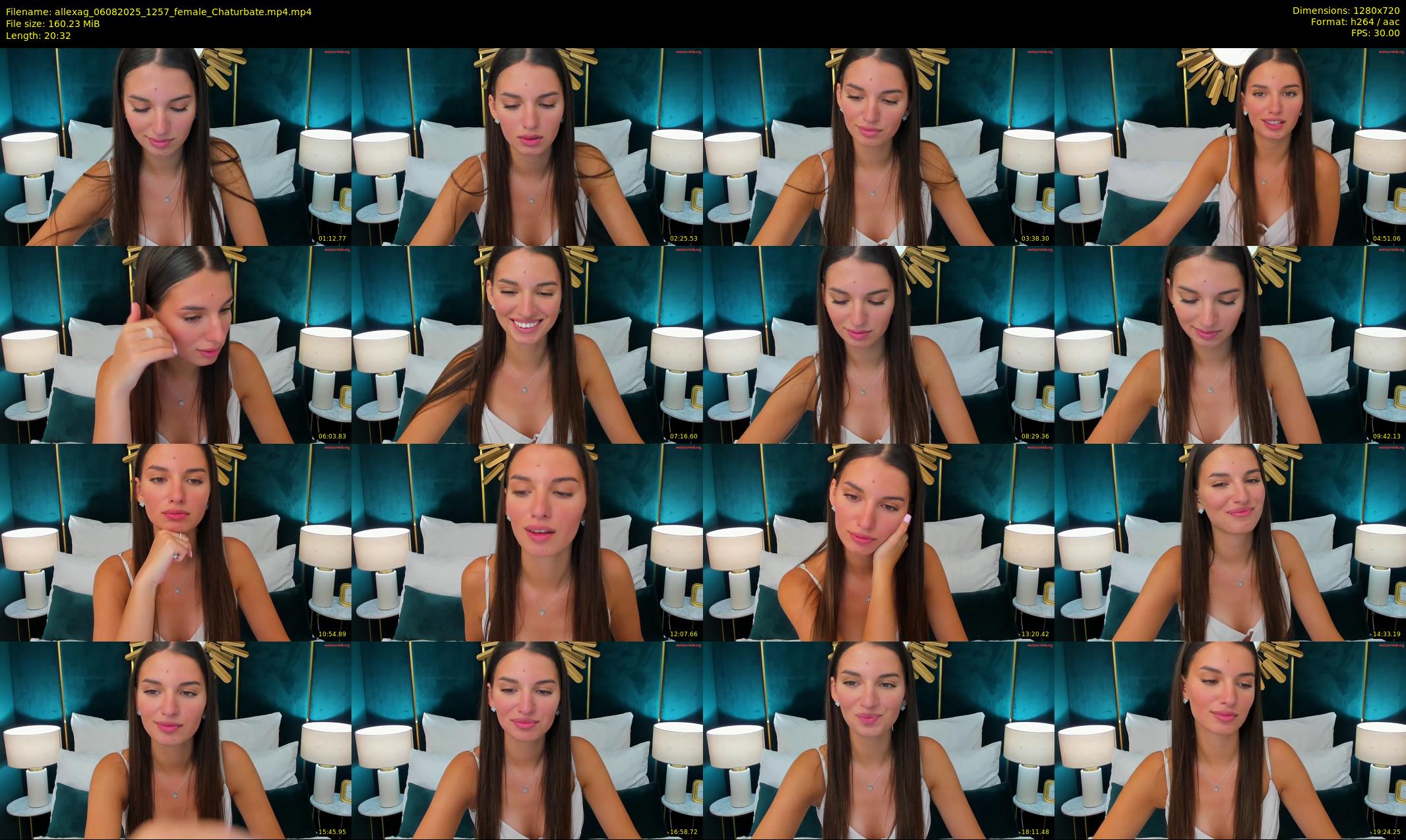 allexag — 21 minute Chaturbate female cam show recording, 720p, Aug 6, 2025