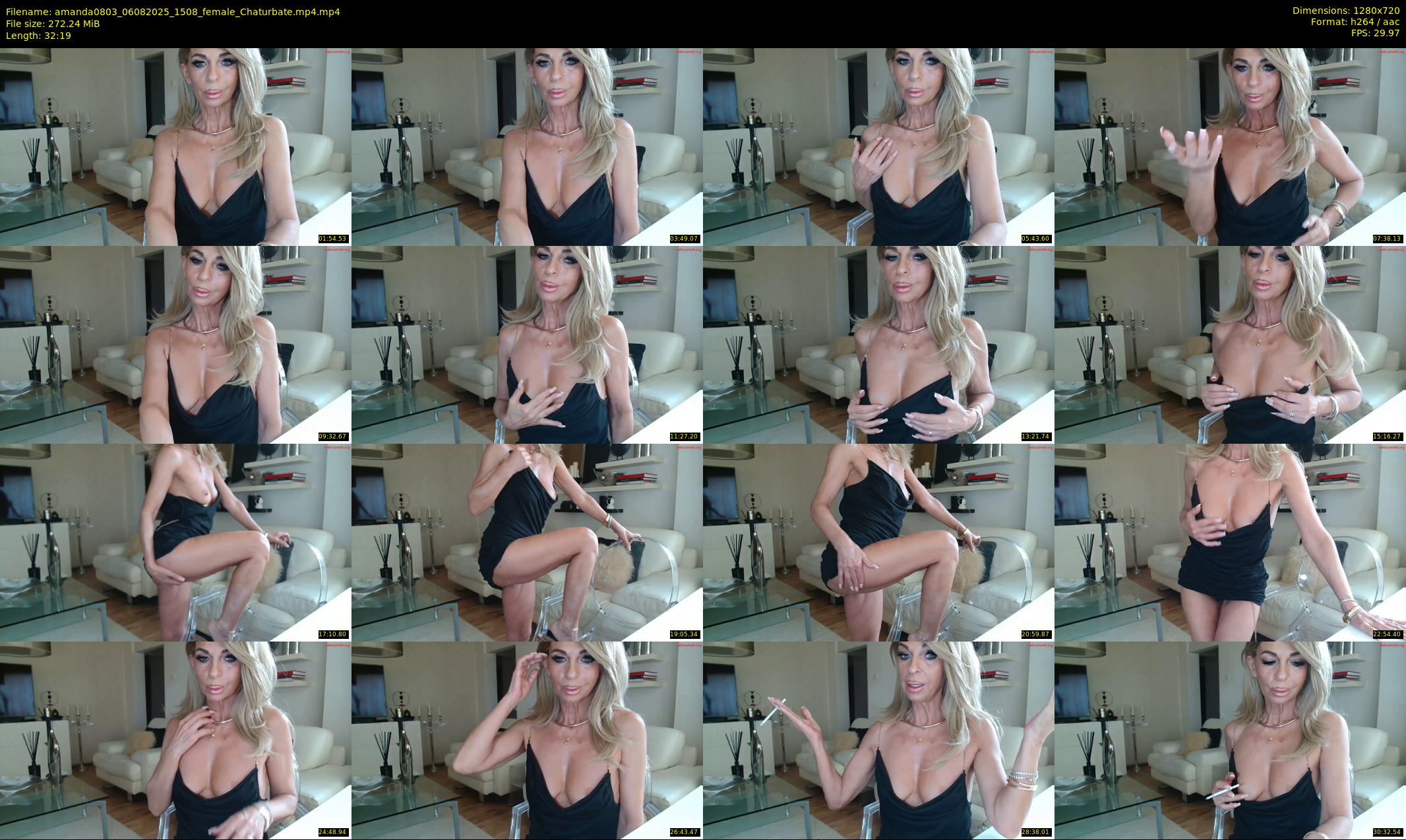 amanda0803 — 33 minute Chaturbate female cam show recording, 720p, Aug 6, 2025