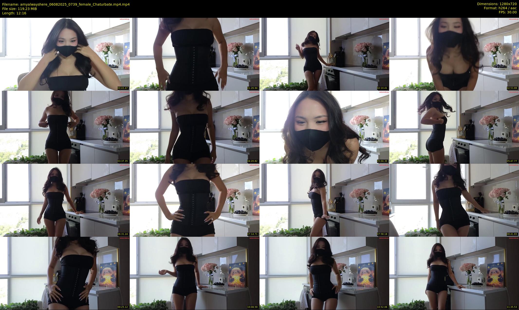 amyalwayshere — 13 minute Chaturbate female cam show recording, 720p, Aug 6, 2025