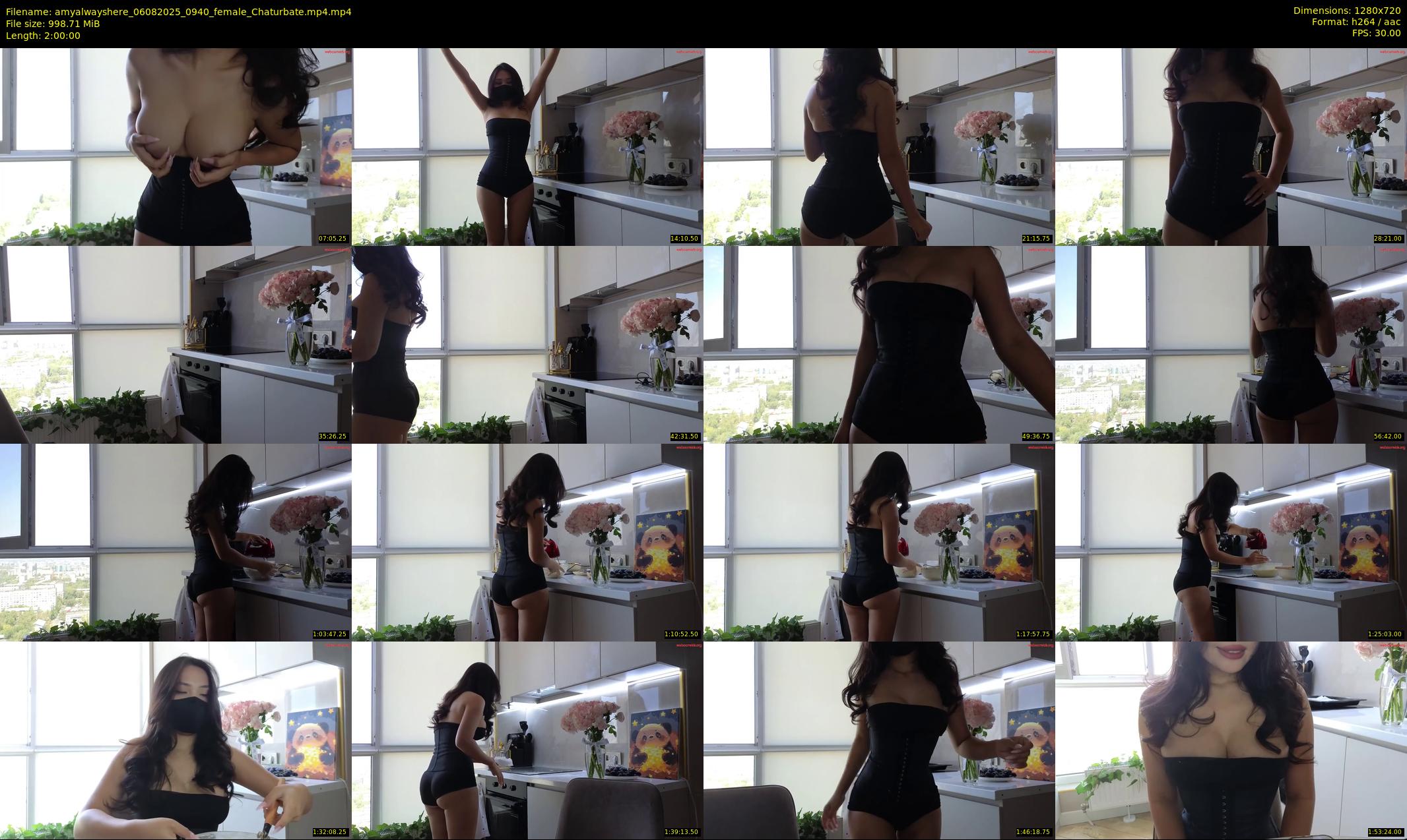 amyalwayshere — 120 minute Chaturbate female cam show recording, 720p, Aug 6, 2025