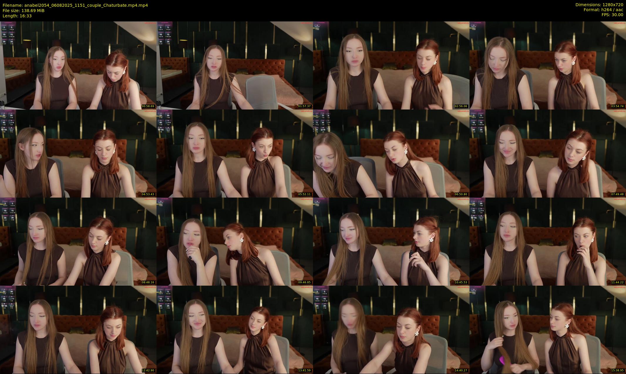 anabel2054 — 17 minute Chaturbate female cam show recording, 720p, Aug 6, 2025