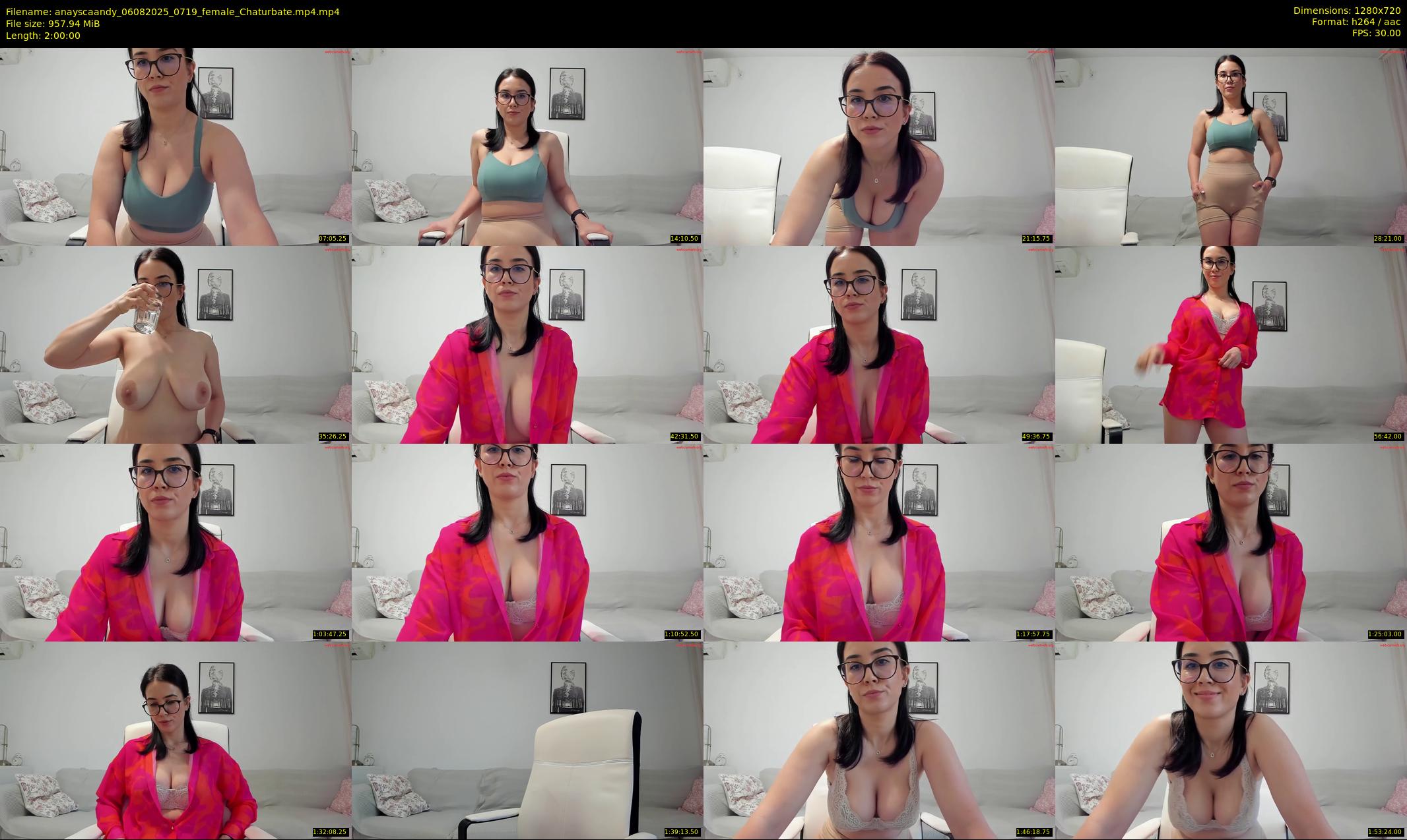 anayscaandy — 120 minute Chaturbate female cam show recording, 720p, Aug 6, 2025