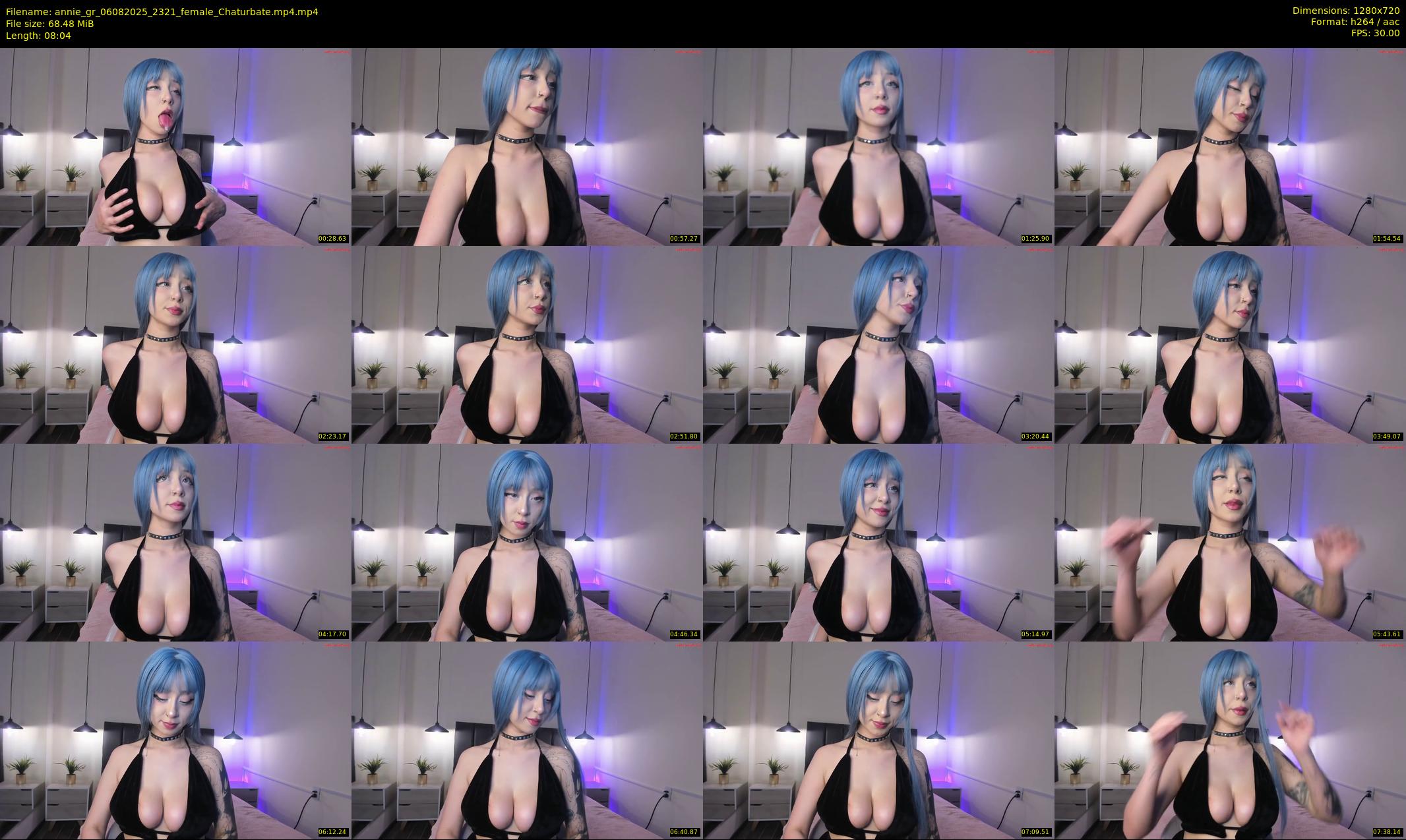annie_gr — 9 minute Chaturbate female cam show recording, 720p, Aug 6, 2025