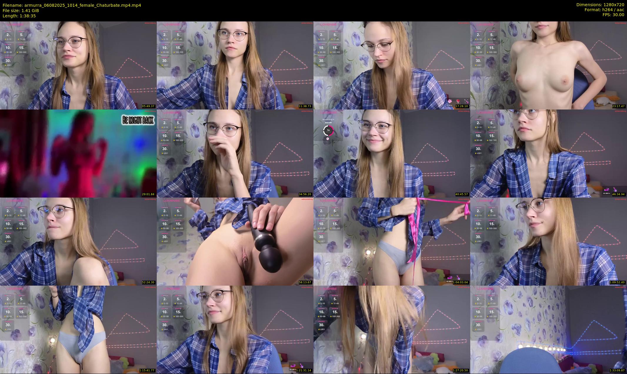 armurra — 99 minute Chaturbate female cam show recording, 720p, Aug 6, 2025