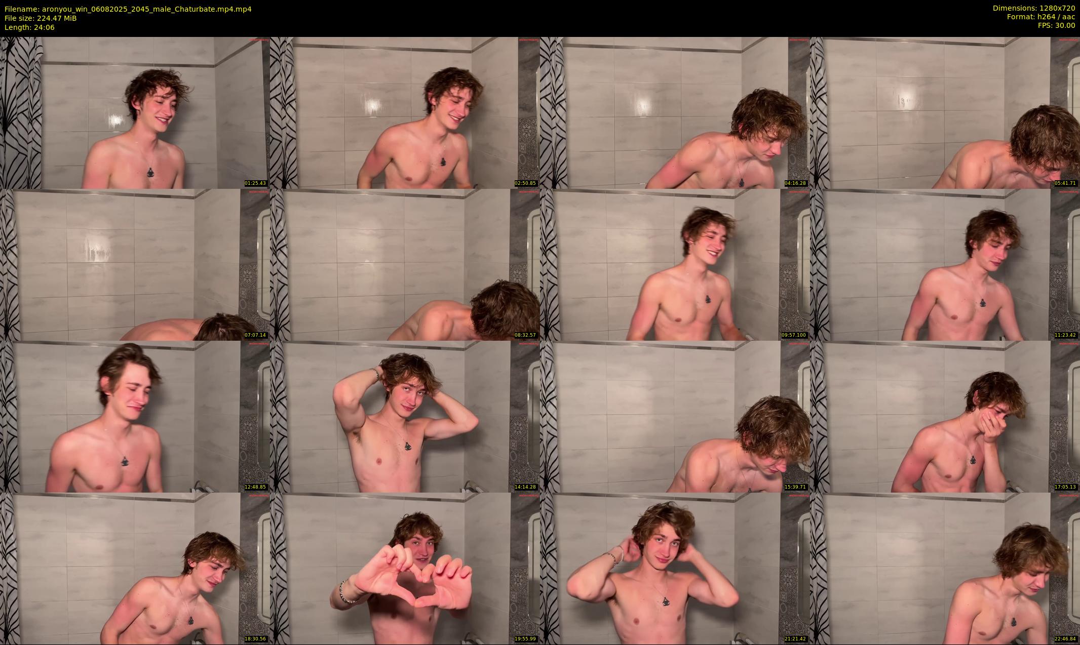 aronyou_win — 25 minute Chaturbate male cam show recording, 720p, Aug 6, 2025