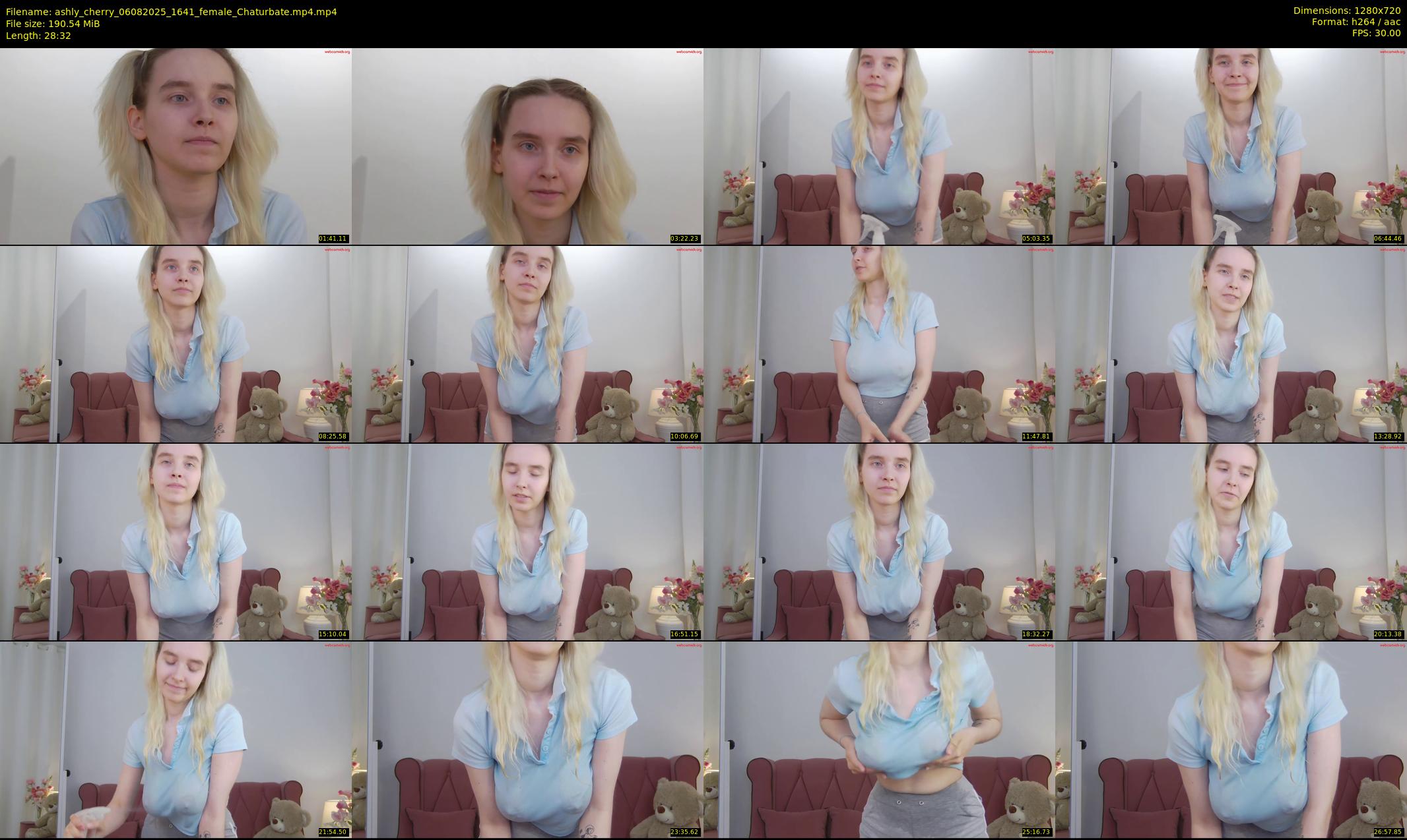 ashly_cherry — 29 minute Chaturbate female cam show recording, 720p, Aug 6, 2025