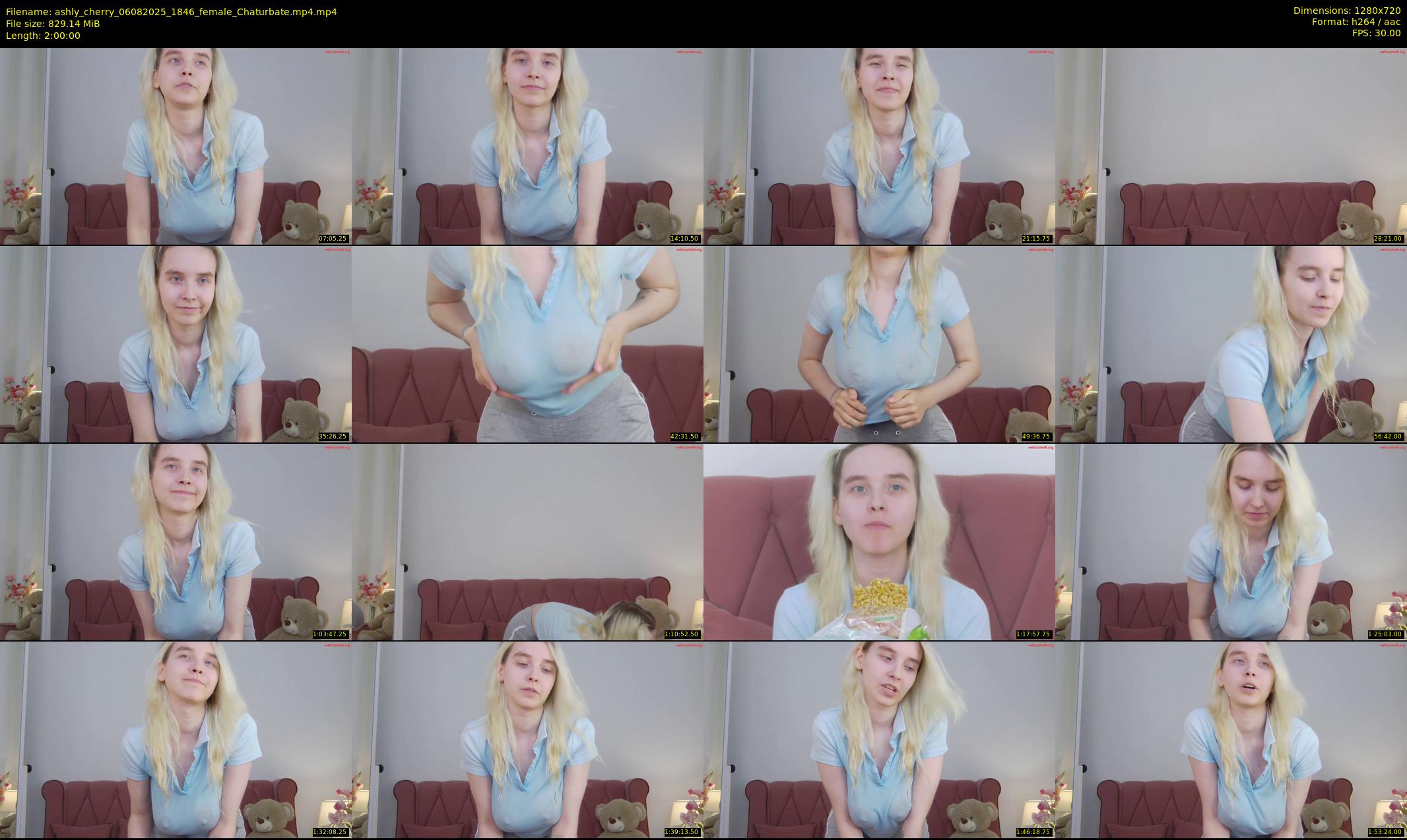 ashly_cherry — 120 minute Chaturbate female cam show recording, 720p, Aug 6, 2025
