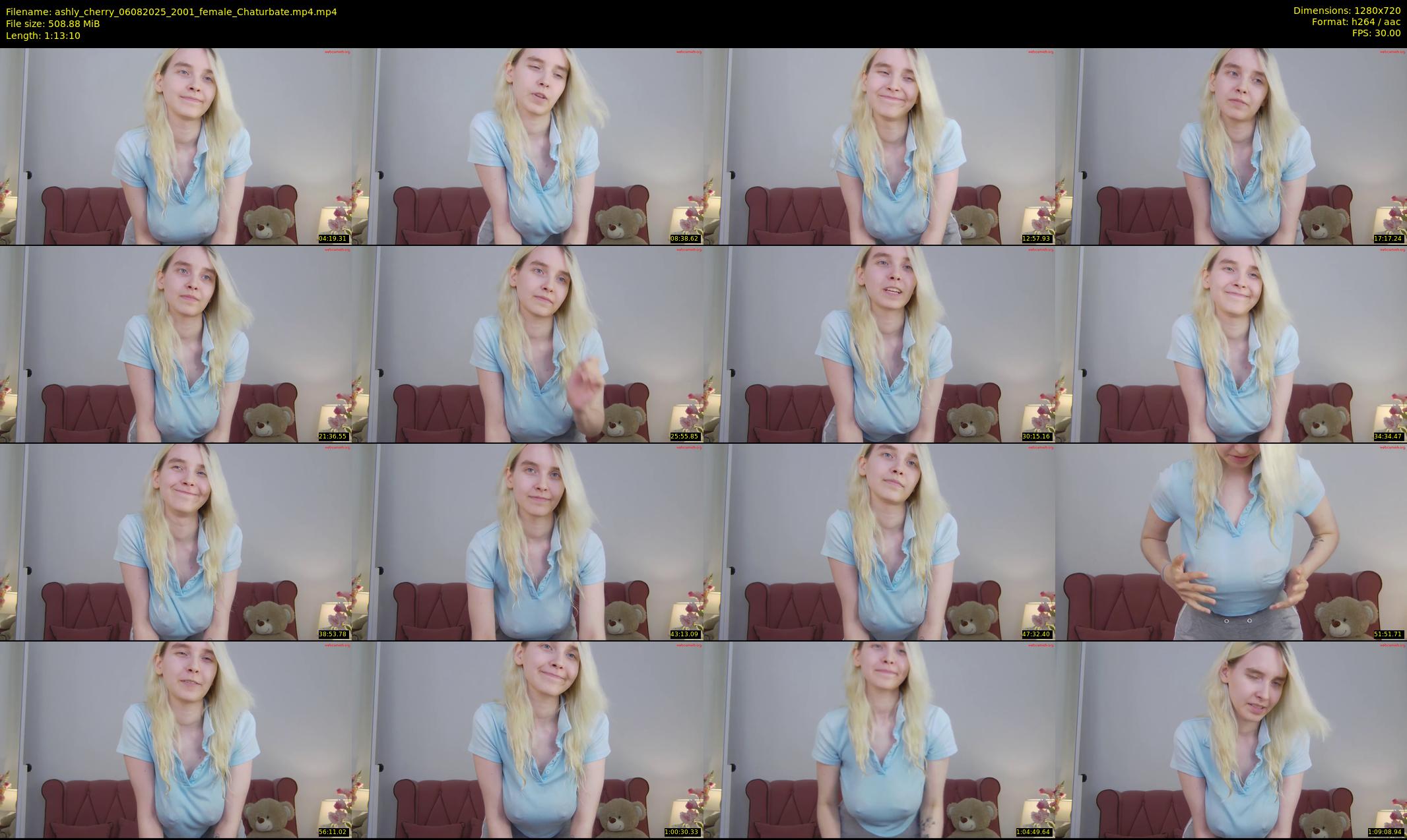 ashly_cherry — 74 minute Chaturbate female cam show recording, 720p, Aug 6, 2025