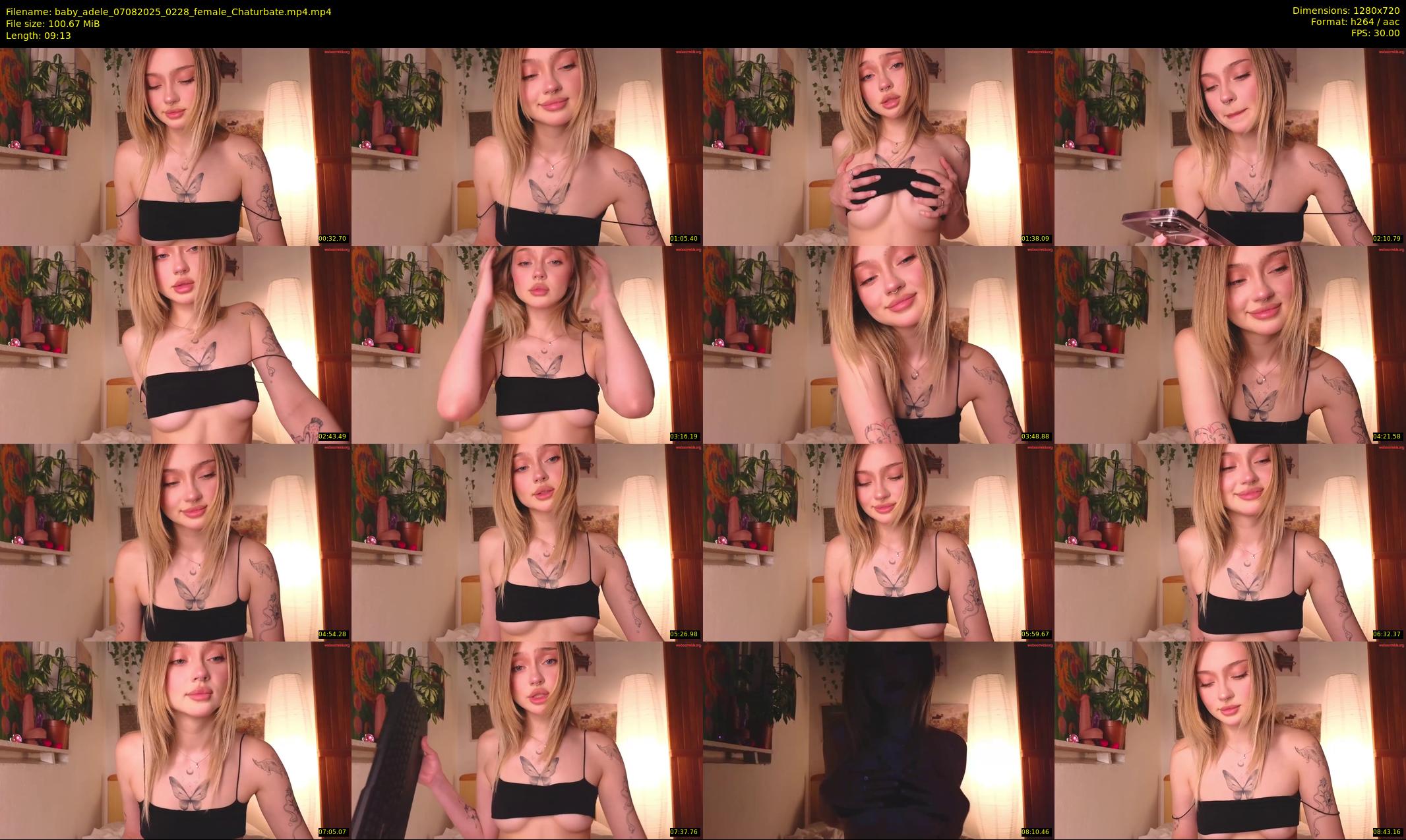 baby_adele — 10 minute Chaturbate female cam show recording, 720p, Aug 7, 2025
