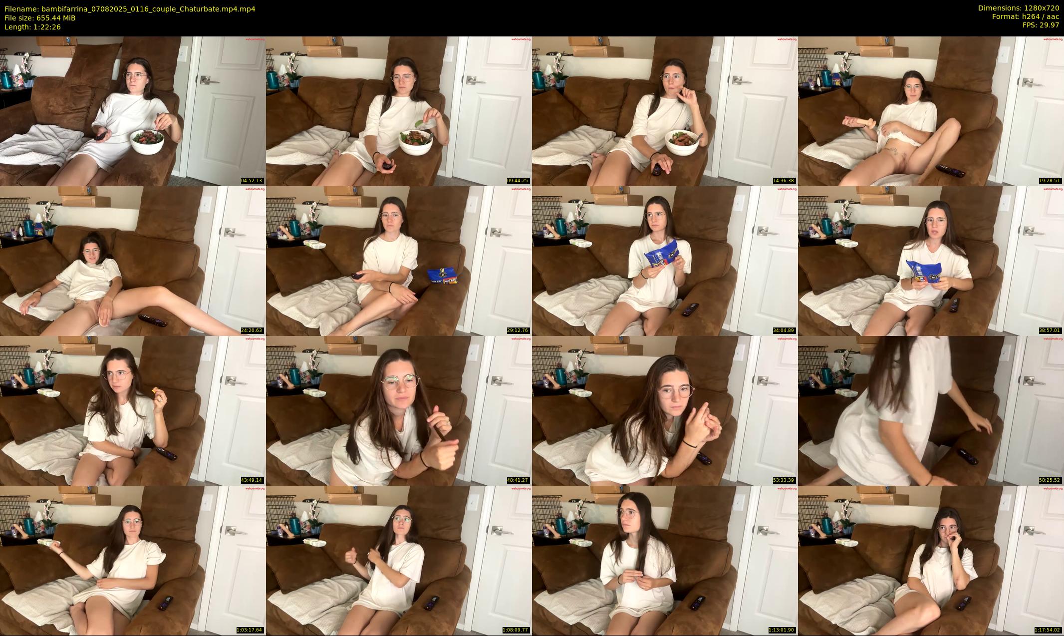 bambifarrina — 83 minute Chaturbate couple cam show recording, 720p, Aug 7, 2025