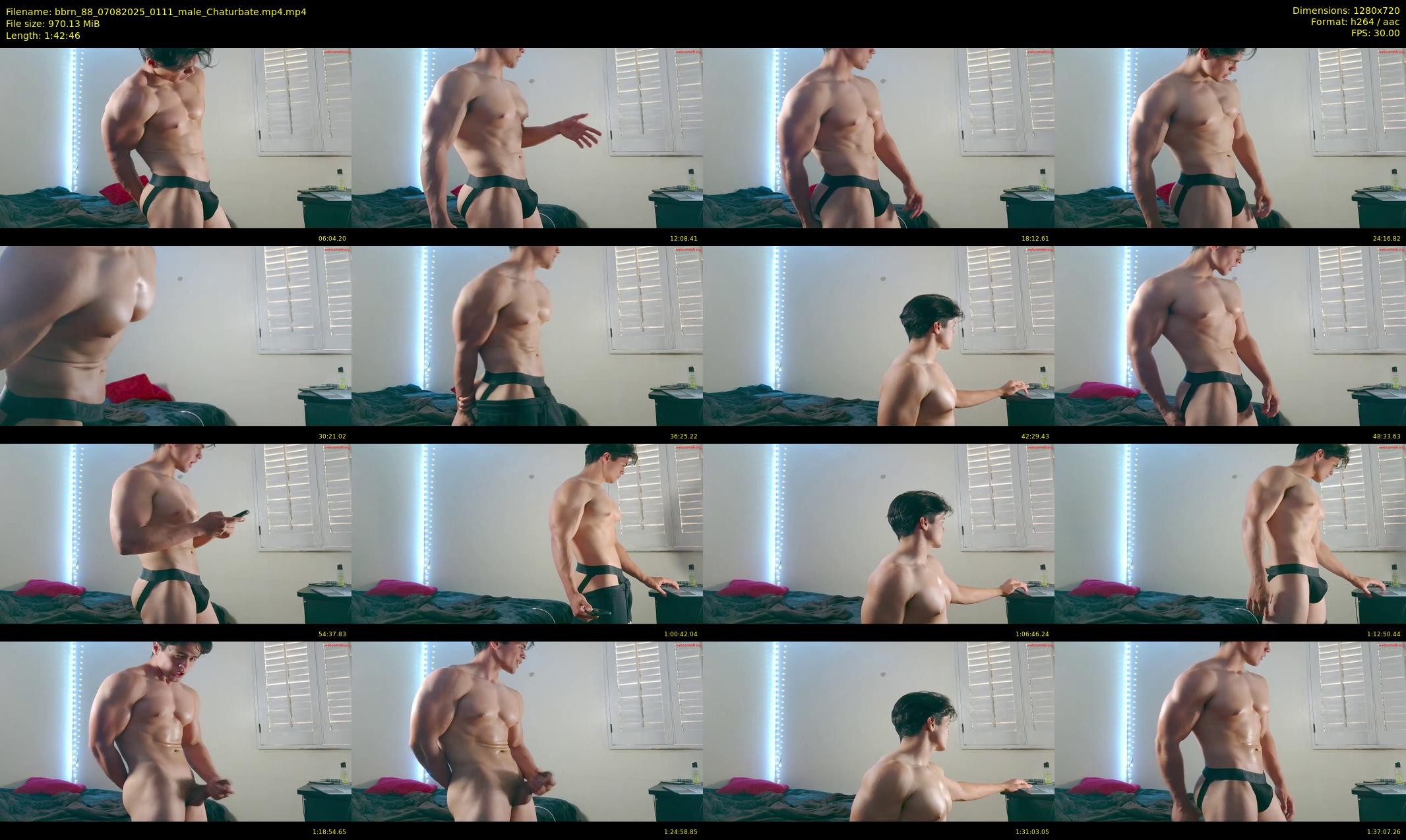 bbrn_88 — 103 minute Chaturbate male cam show recording, 720p, Aug 7, 2025