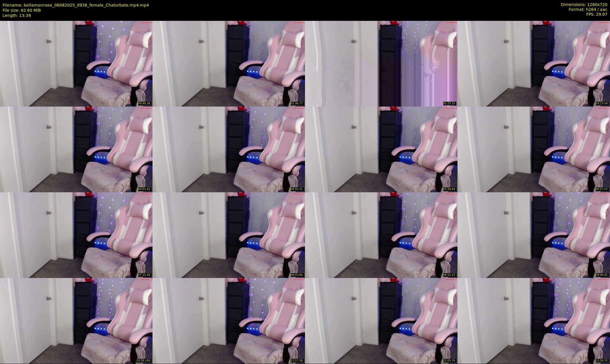 bellamonroee — 14 minute Chaturbate female cam show recording, 720p, Aug 6, 2025