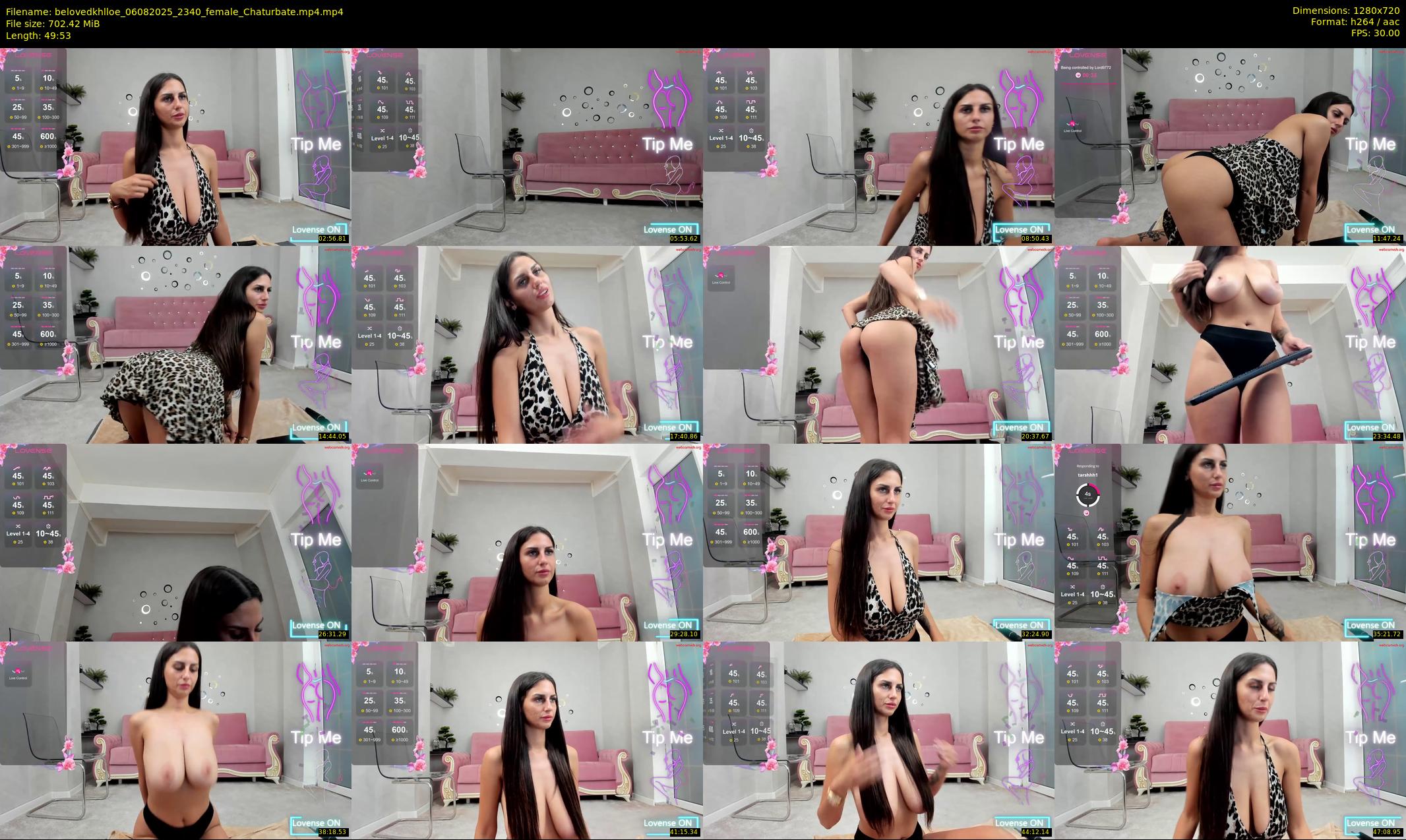 belovedkhlloe — 50 minute Chaturbate female cam show recording, 720p, Aug 6, 2025