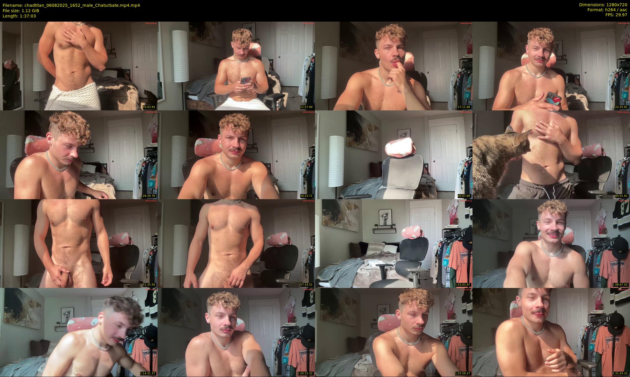 chadtitan — 98 minute Chaturbate male cam show recording, 720p, Aug 6, 2025