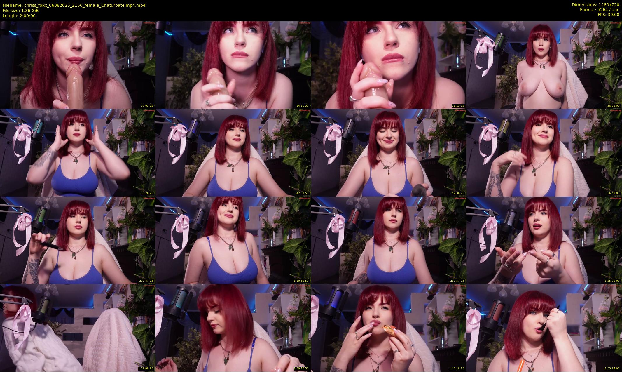 chriss_foxx — 120 minute Chaturbate female cam show recording, 720p, Aug 6, 2025