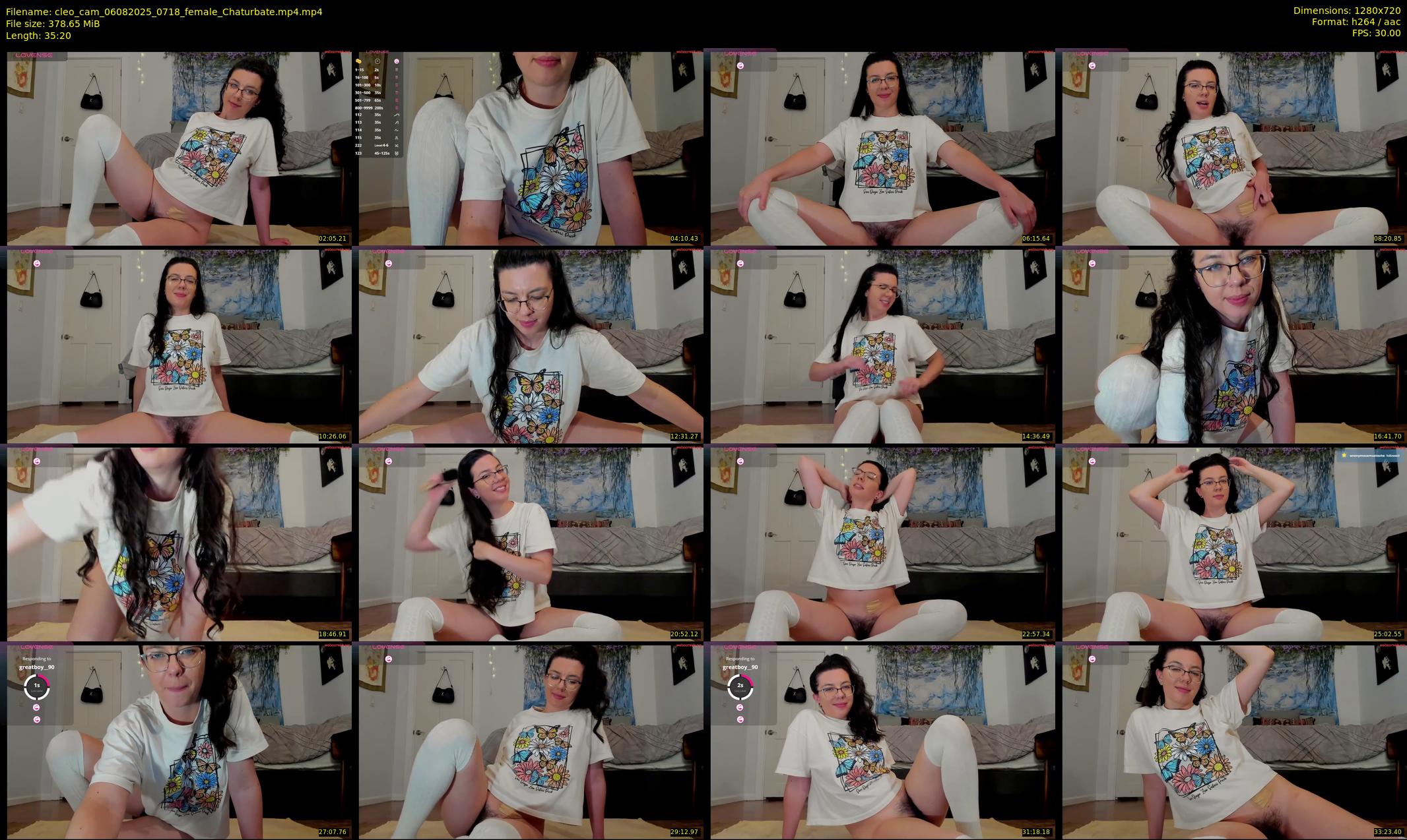 cleo_cam — 36 minute Chaturbate female cam show recording, 720p, Aug 6, 2025