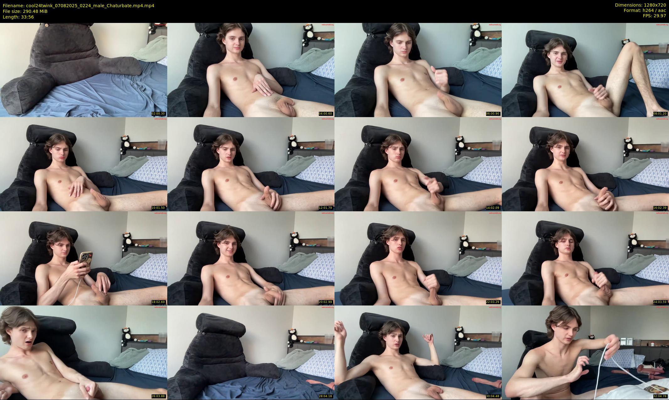 cool24twink — 34 minute Chaturbate male cam show recording, 720p, Aug 7, 2025