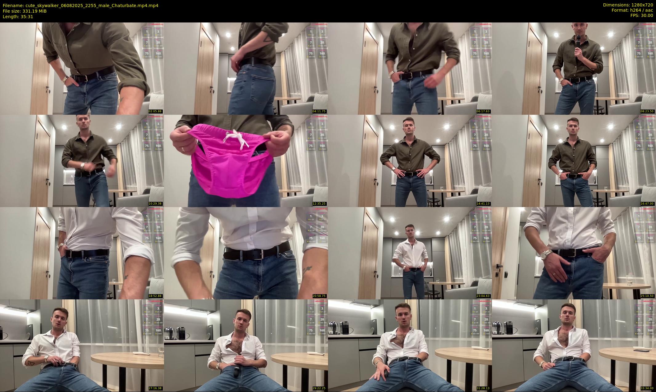 cute_skywalker — 36 minute Chaturbate male cam show recording, 720p, Aug 6, 2025