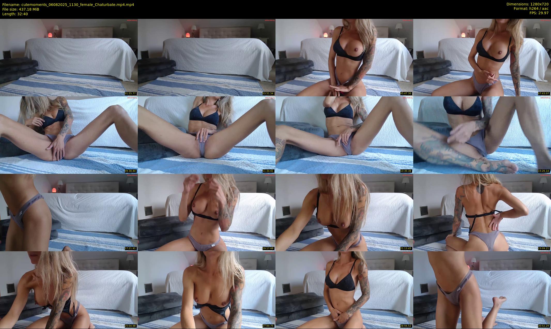 cutemoments — 33 minute Chaturbate female cam show recording, 720p, Aug 6, 2025
