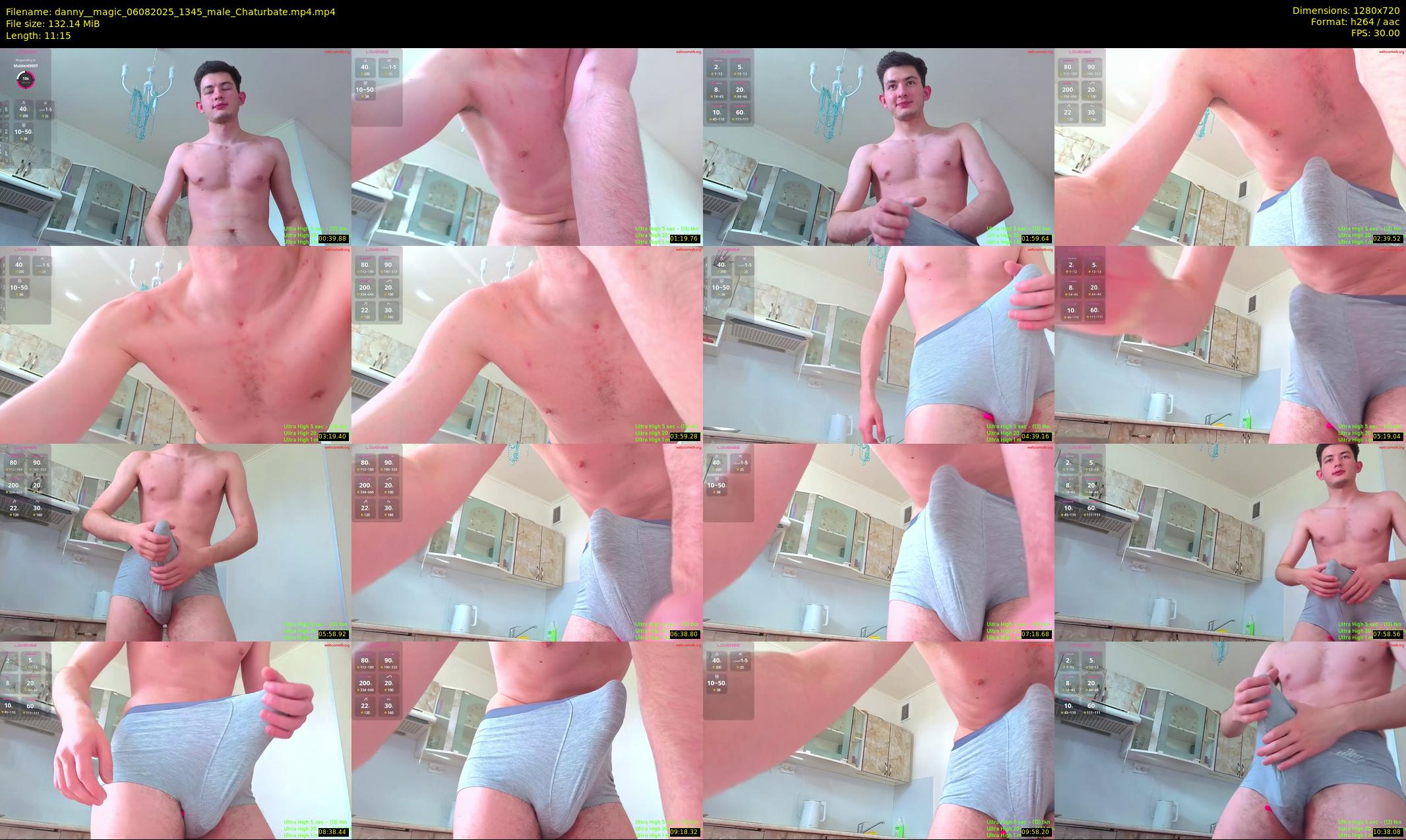 danny__magic — 12 minute Chaturbate male cam show recording, 720p, Aug 6, 2025